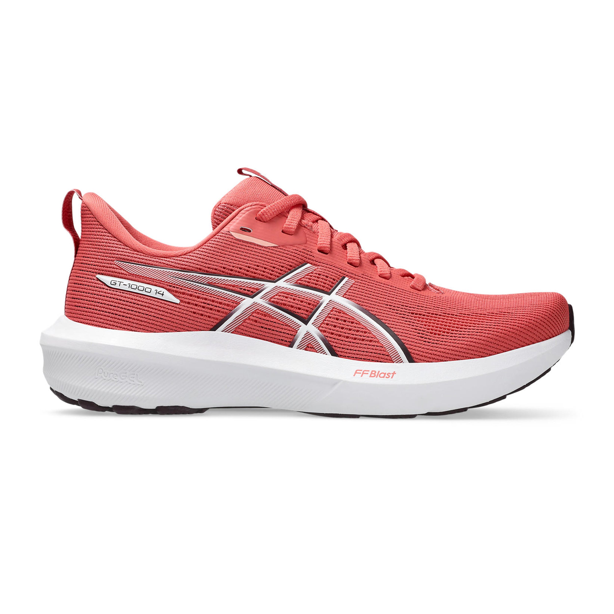ASICS GT-1000 14 Stability running shoe Women - coral, grey