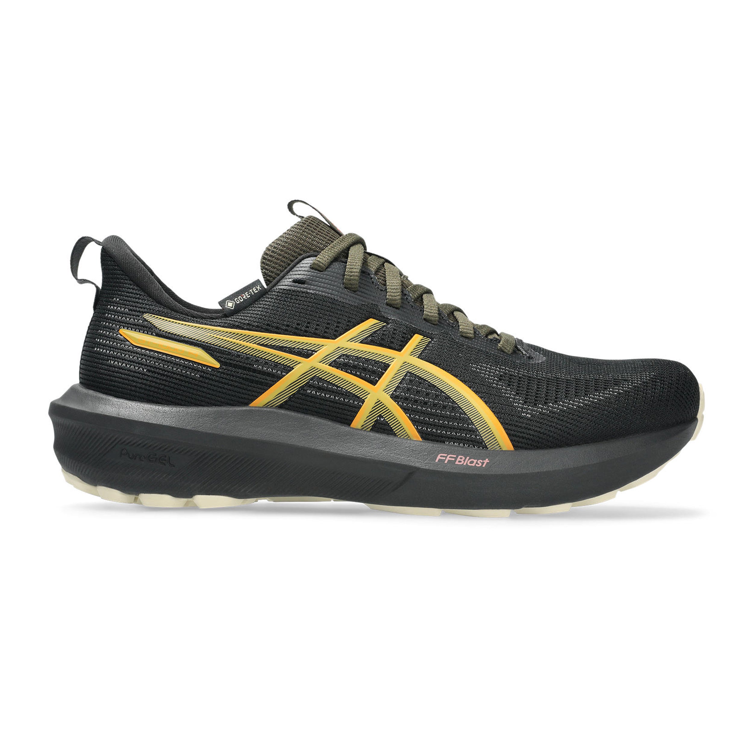 ASICS GT-1000 14 GTX Stabilitätsschuh Damen-Schwarz,Caramel