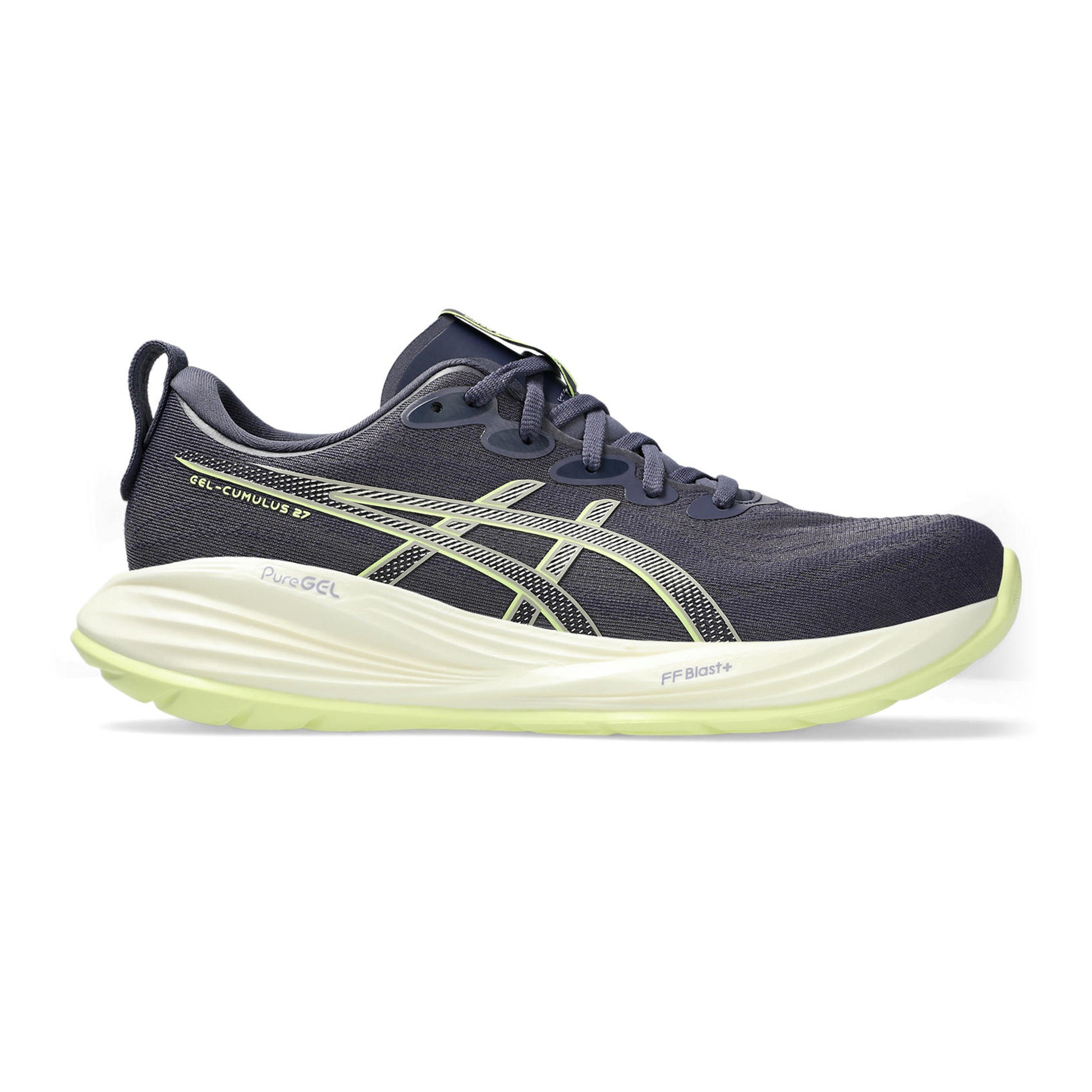 ASICS Gel-Cumulus 27 Neutralschuh Herren-Blaugrau,Gelb