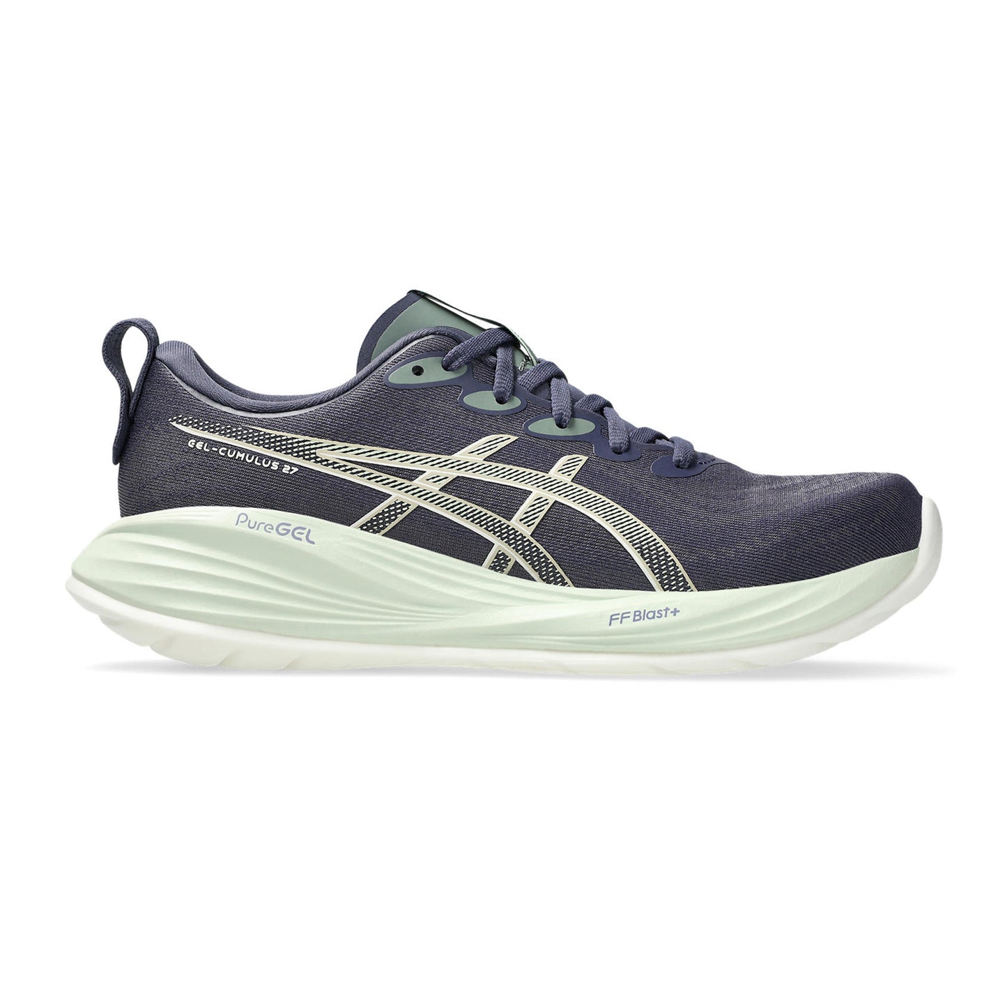 ASICS Gel-Cumulus 27 Neutral Running Shoe Women-Blue Grey,Cream