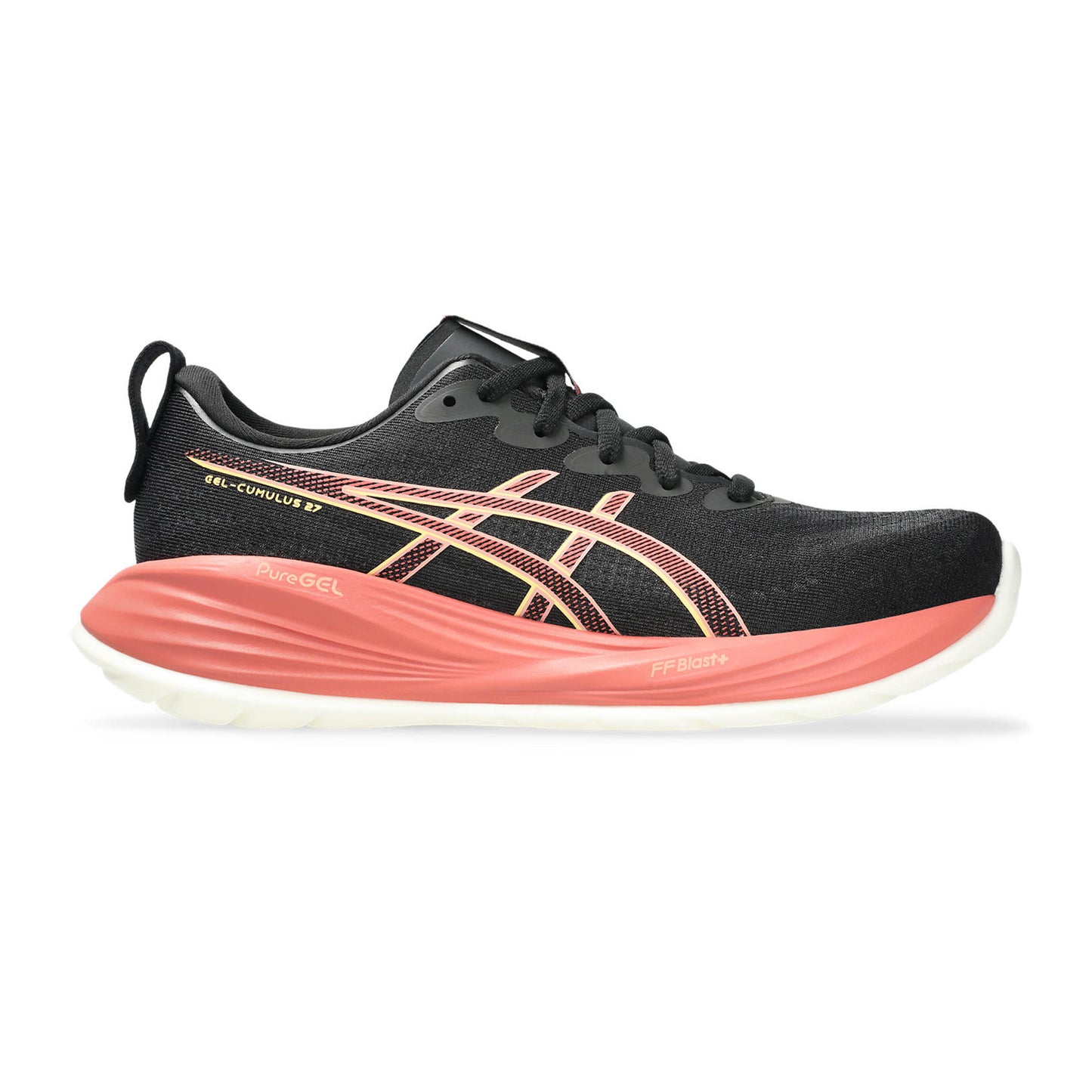 ASICS Gel-Cumulus 27 Neutral Running Shoe Women-Black,Coral