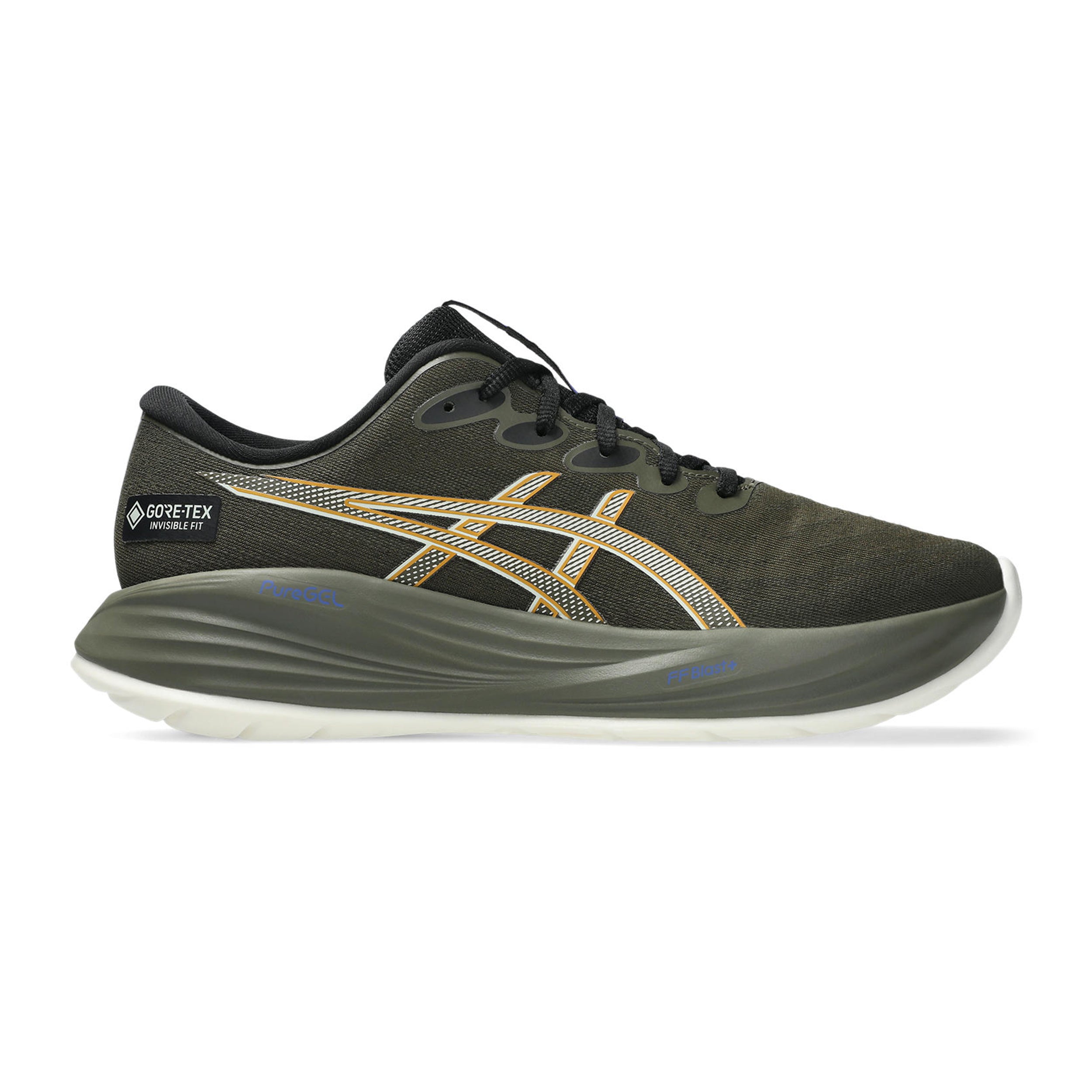 ASICS Gel-Cumulus 27 GTX Neutral running shoe Men-olive, caramel