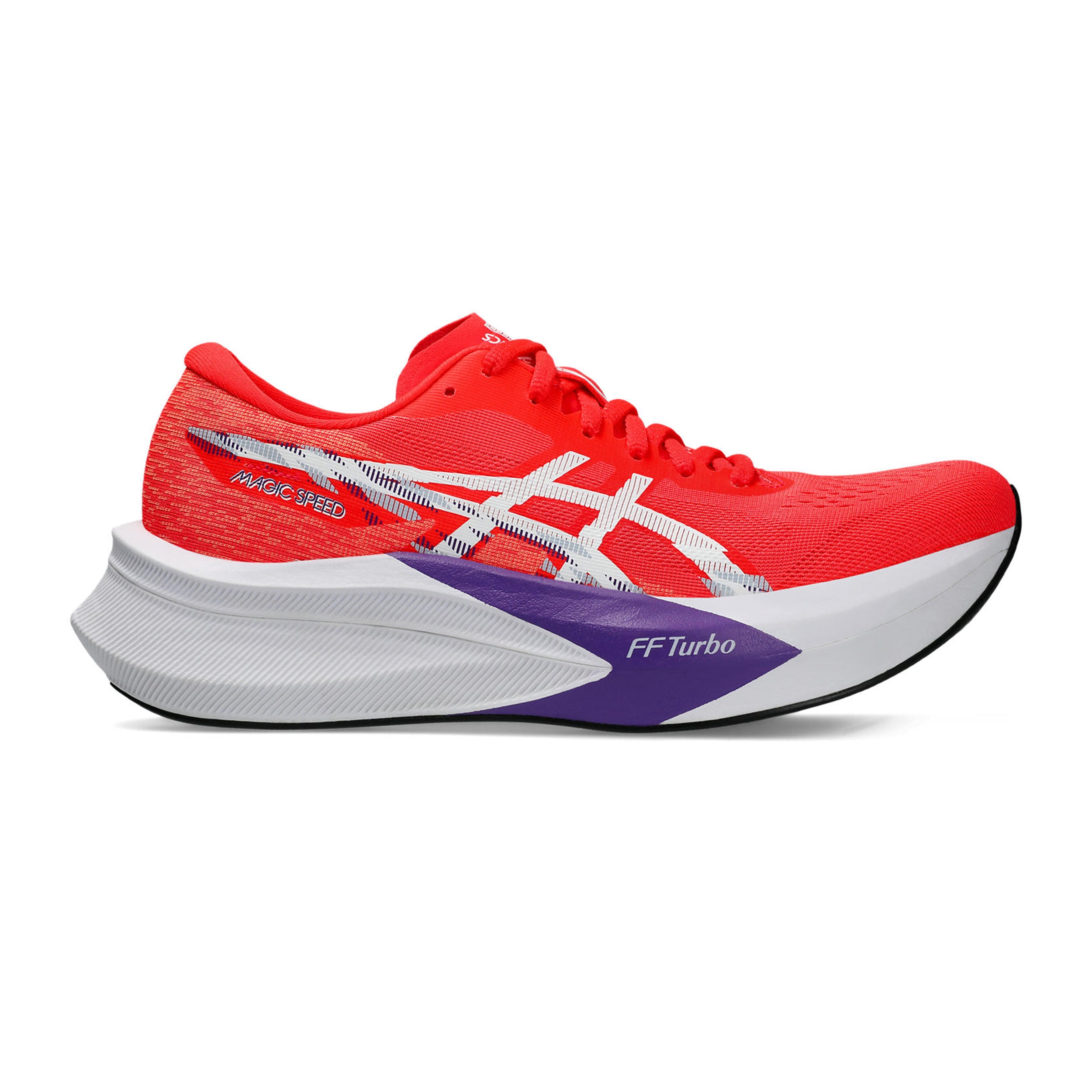 ASICS Magic Speed 4 Competition Running Shoe Women-Coral,Grey