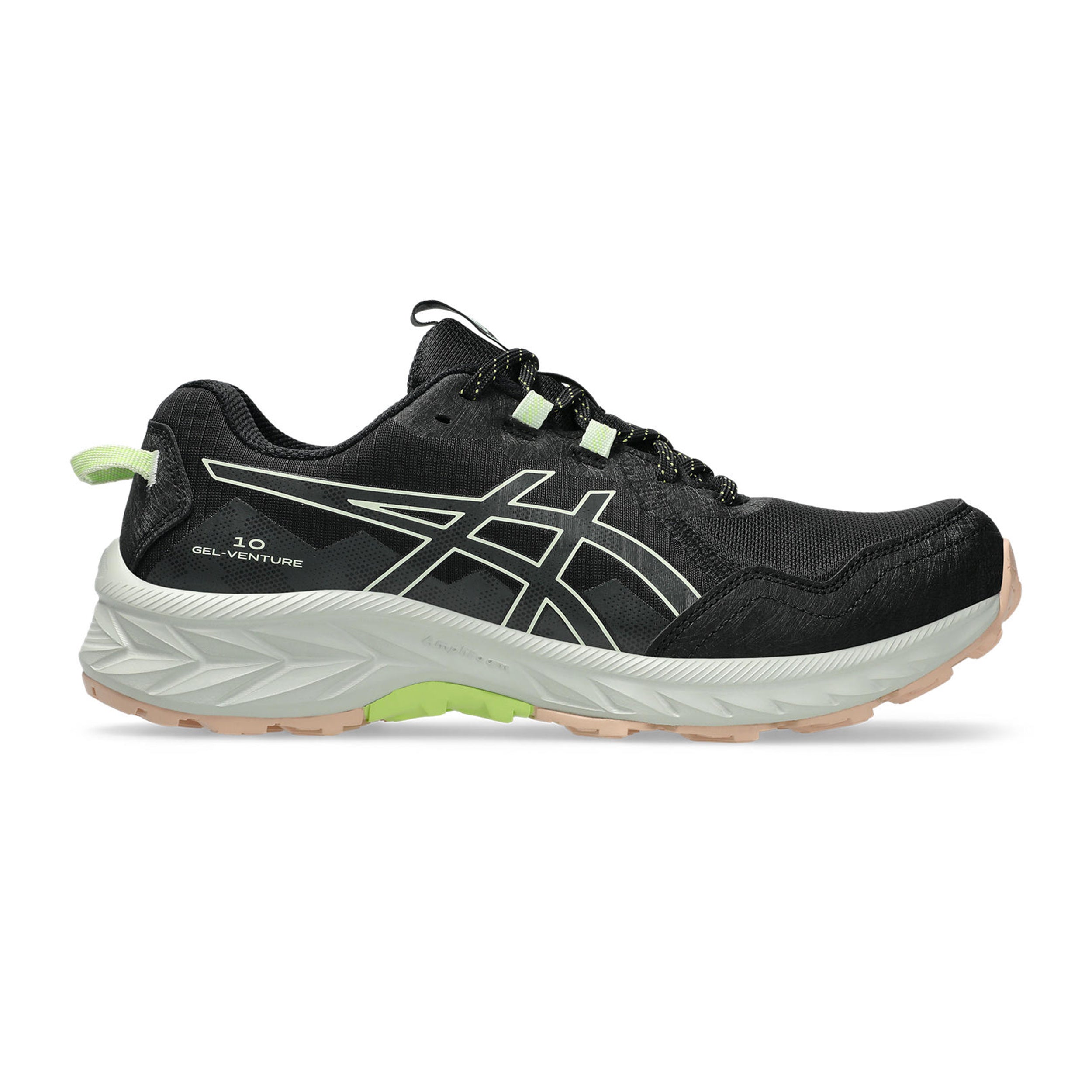 ASICS Gel-Venture 10 Trail Running Shoe Women-Black,Mint