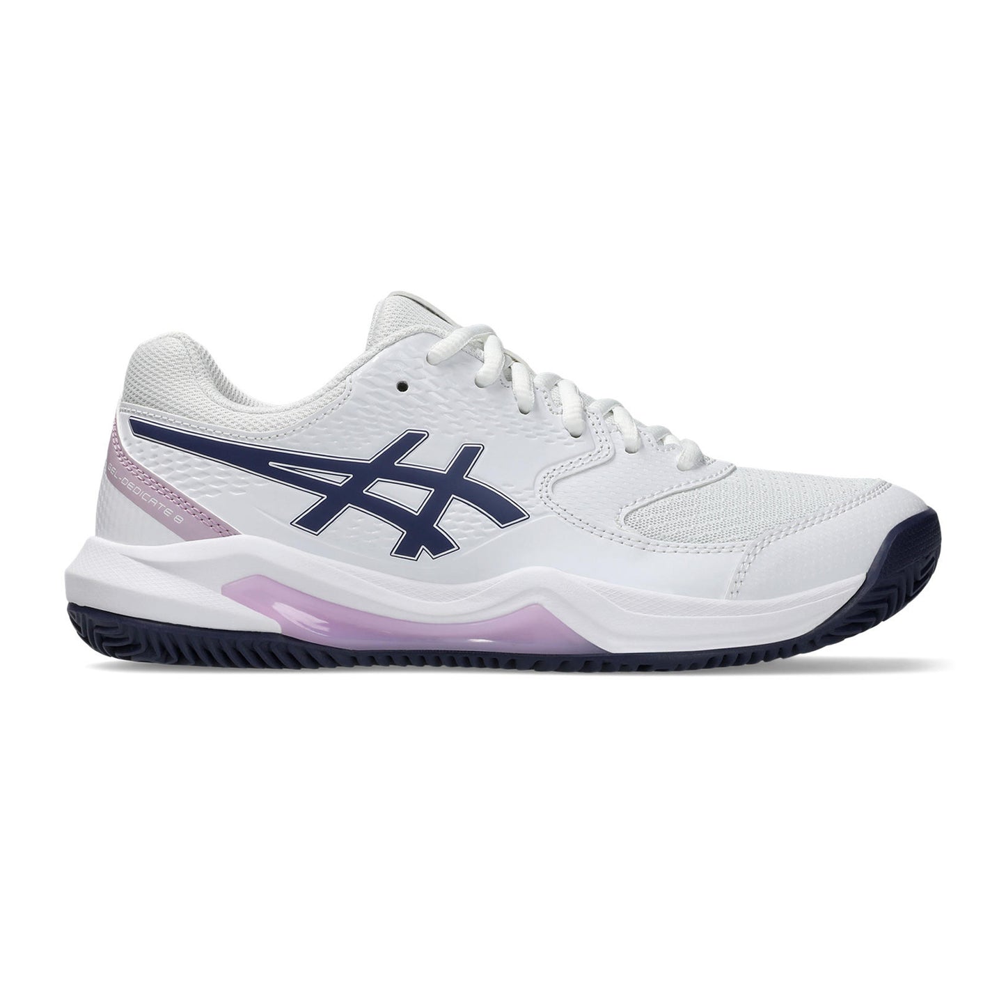 ASICS Gel-Dedicate 8 Clay court shoe Women - white, dark blue