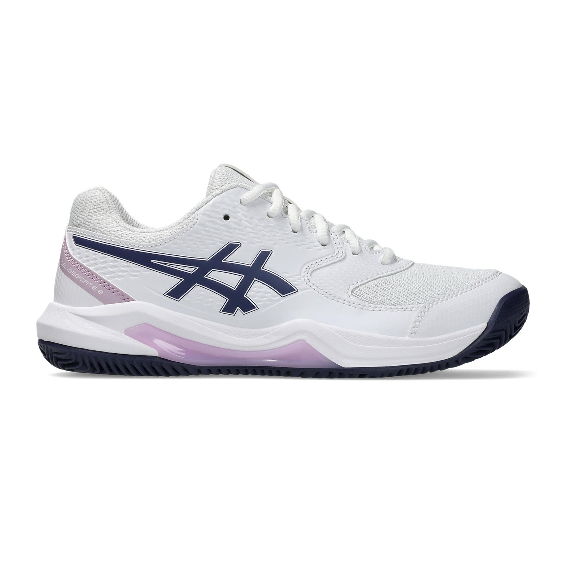 ASICS Gel-Dedicate 8 Clay court shoe Women - white, dark blue