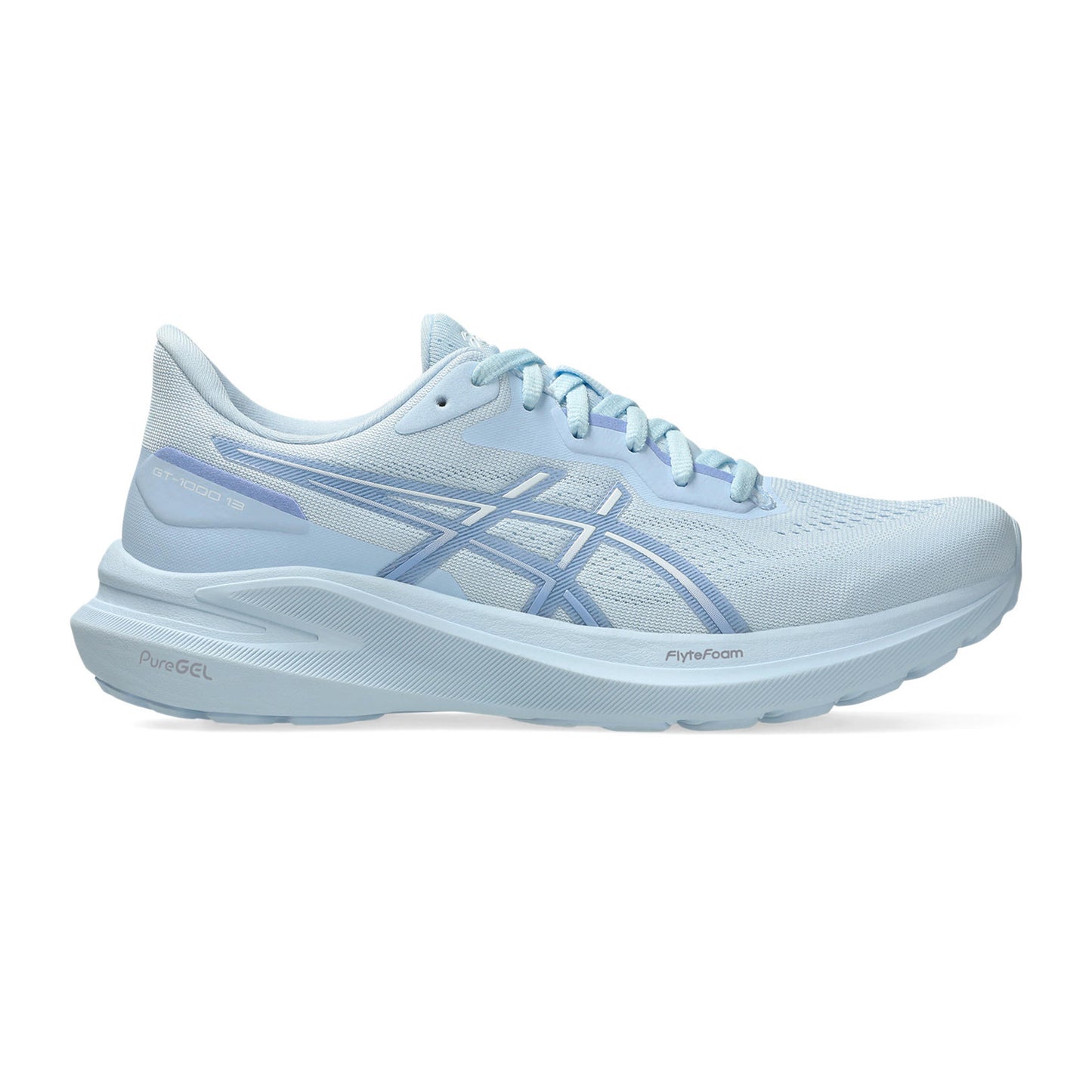 ASICS GT-1000 13 Stability running shoe Women - light blue, violet