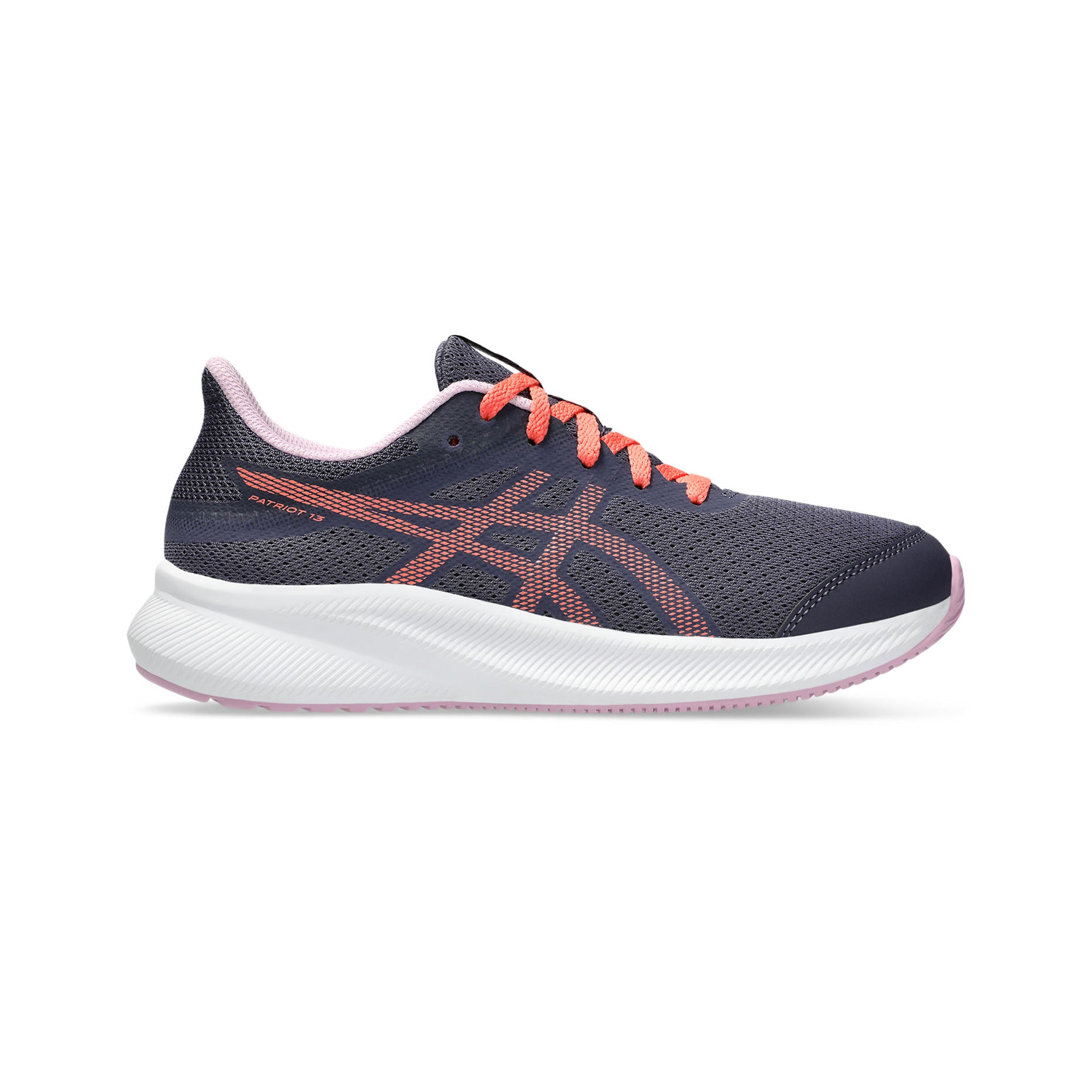 ASICS Patriot 13 GS Neutralschuh Kinder-Blaugrau,Rot