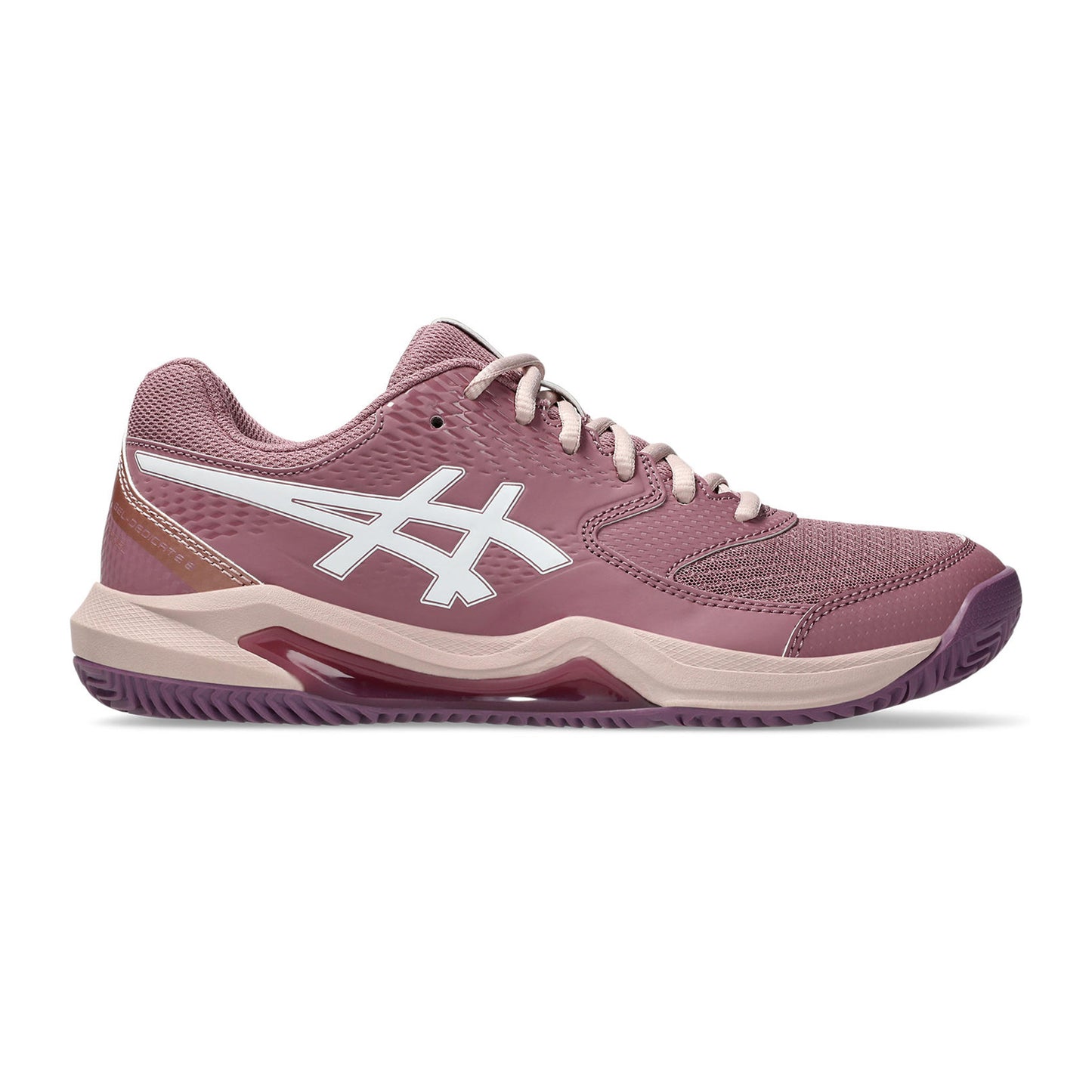 ASICS Gel-Dedicate Padelschuh Damen-Lila,Weiß