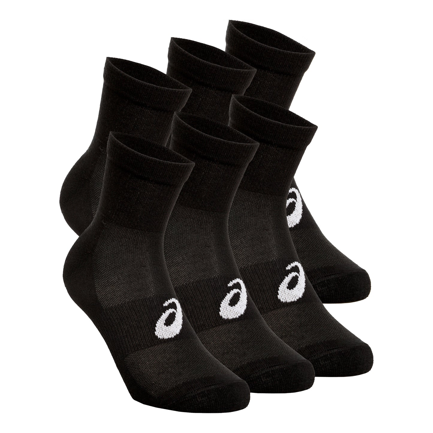 ASICS Quarter Sports Socks-Black