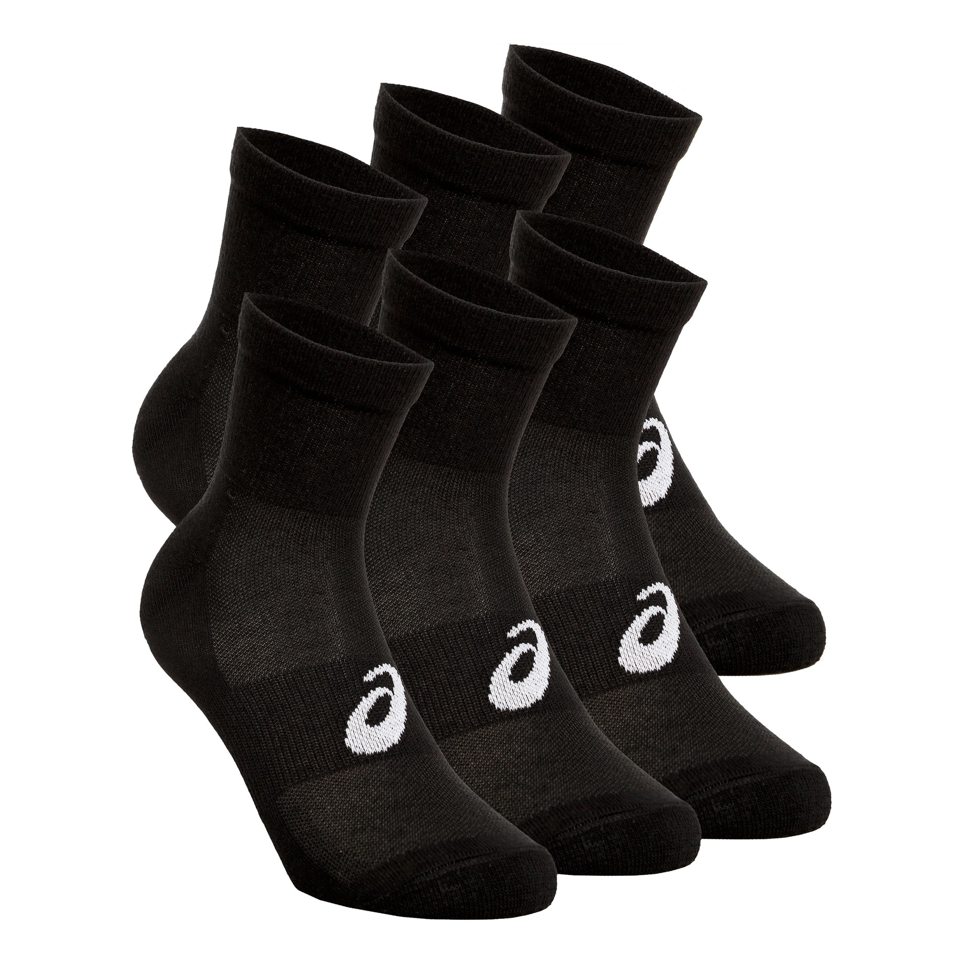 ASICS Quarter Sports Socks-Black