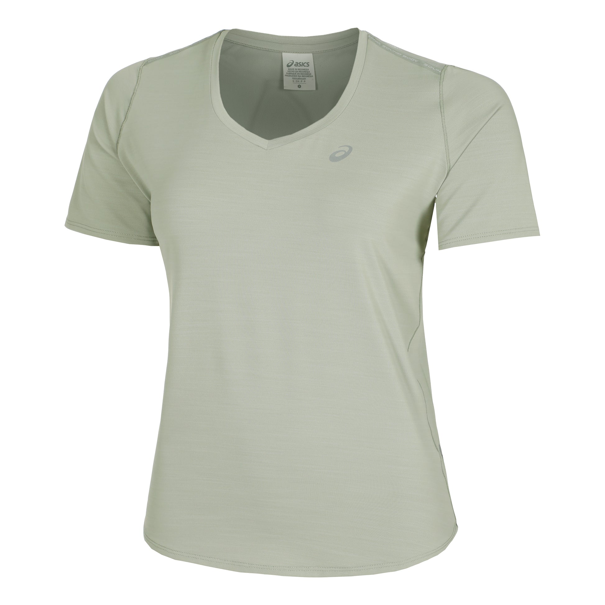 ASICS Road V-Neck Running shirt Women - olive,