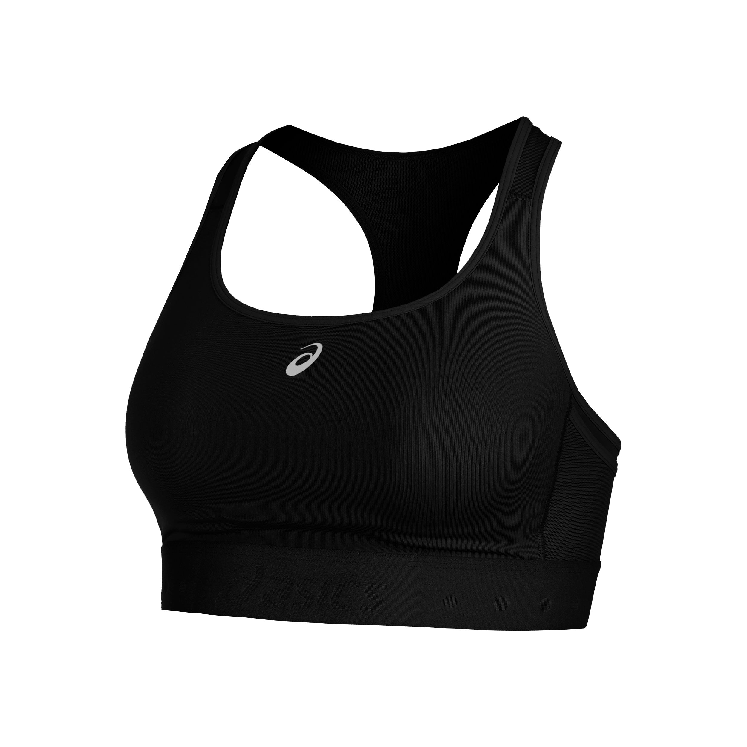 ASICS Road Compression Sport-BH Damen-schwarz