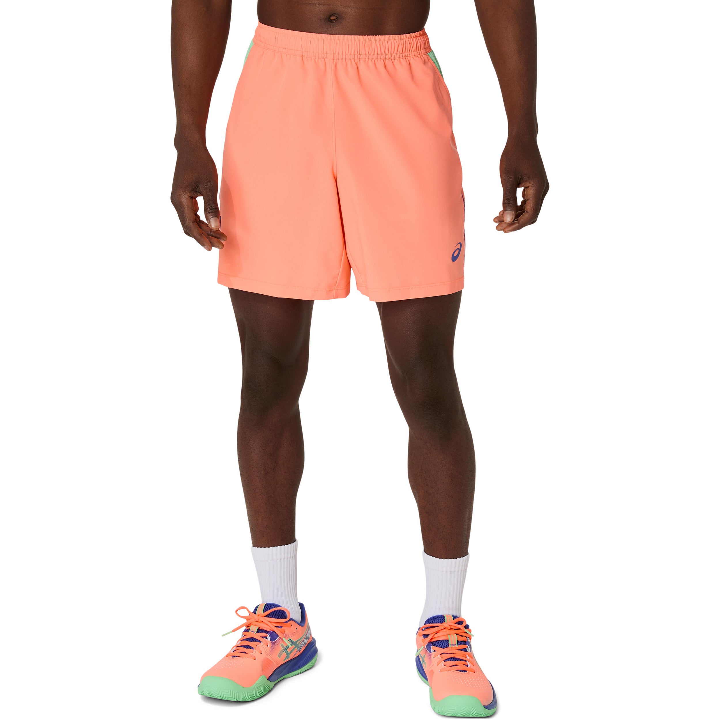 ASICS Court 7in Shorts Herren-Koralle