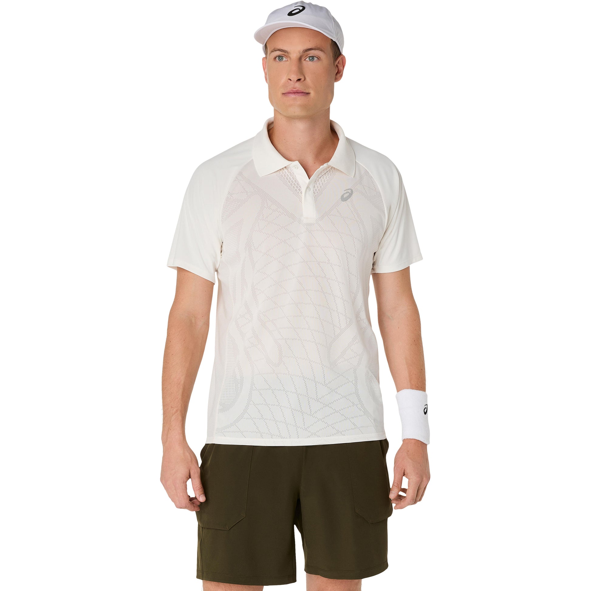 ASICS Match Actibreeze Polo Men-Cream