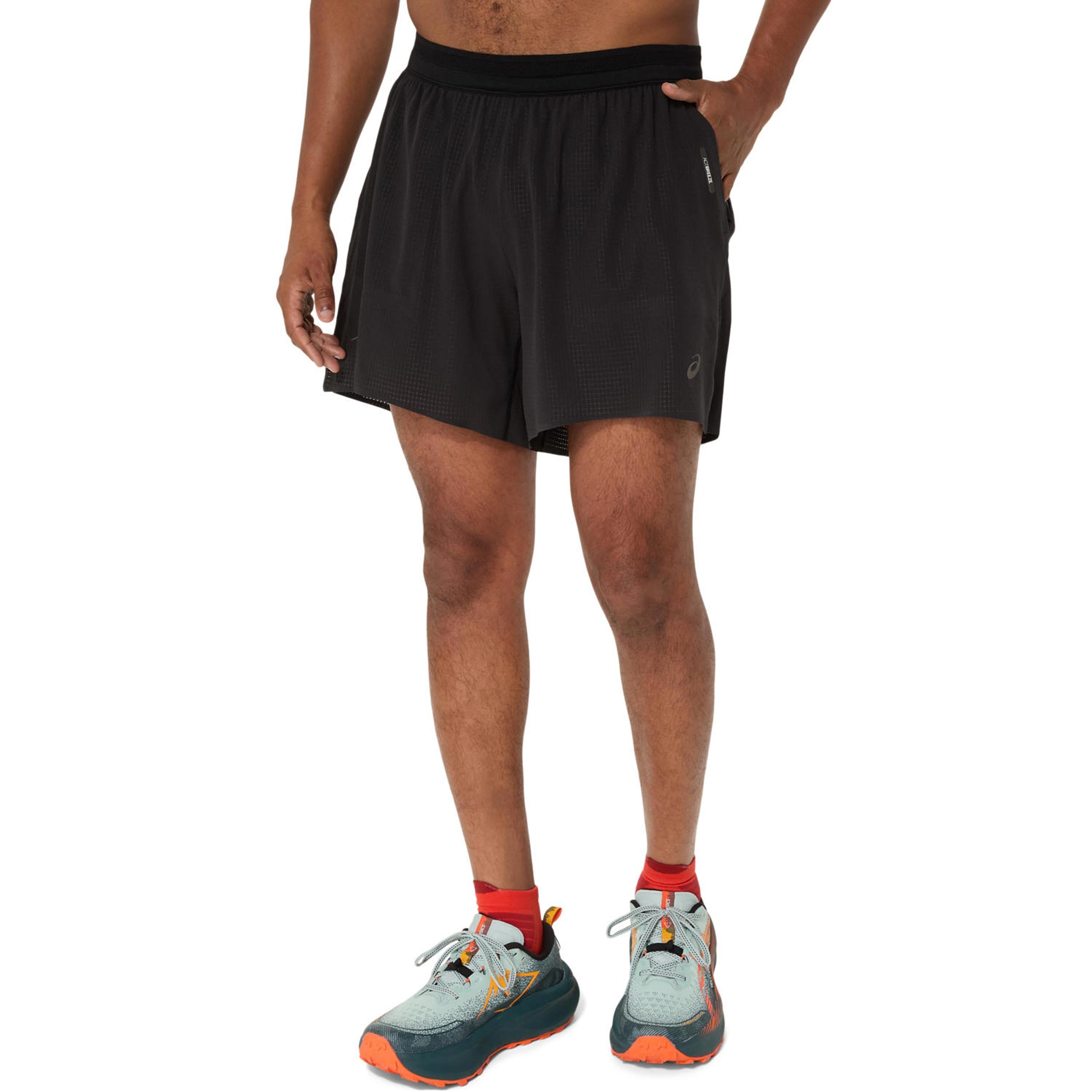 ASICS Fujitrail Elite Running Shorts Men-Black