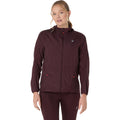 Road Packable  Running jacket Women - dark red