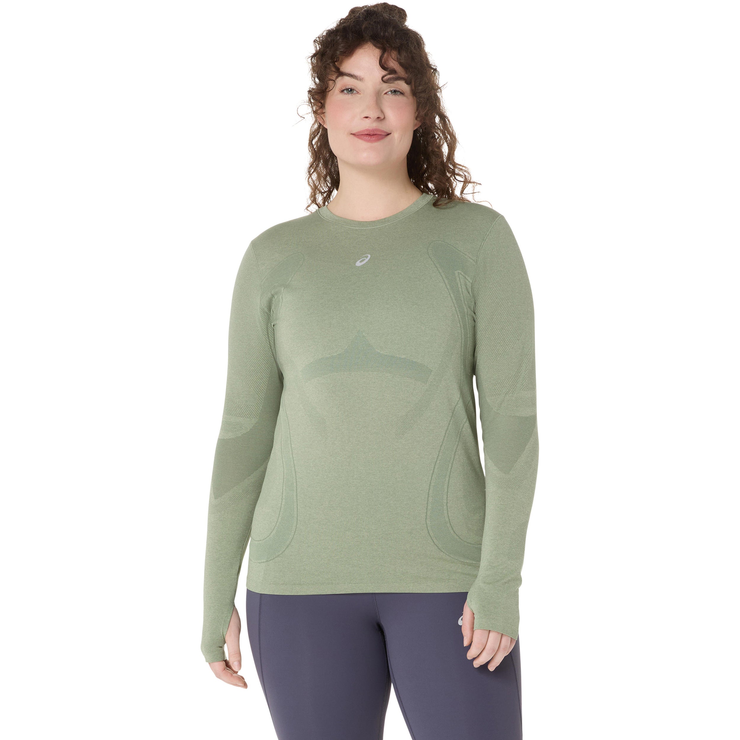 ASICS Road Seamless  Running shirt Women - grey, blue