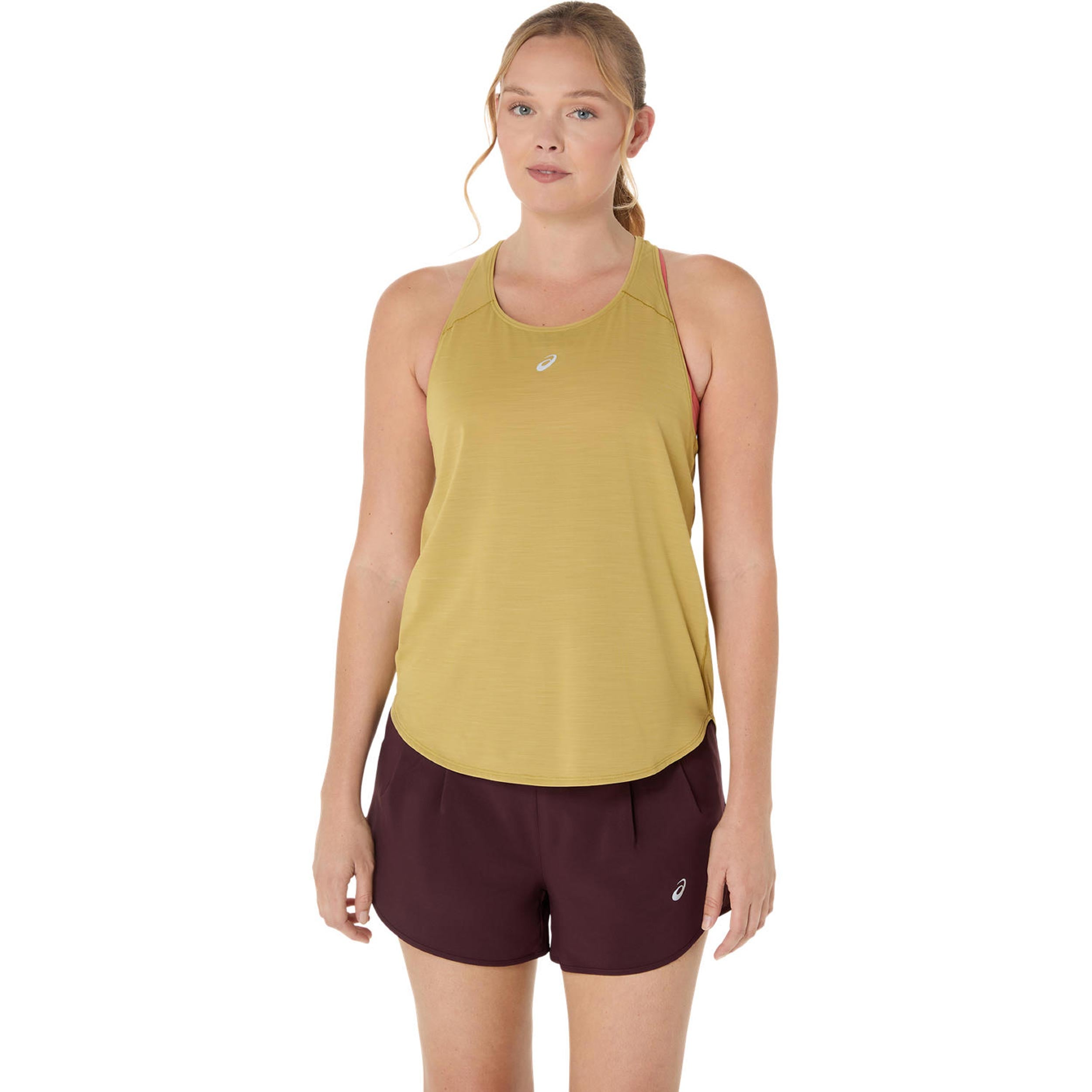 ASICS Road Running Shirt Women-Lime