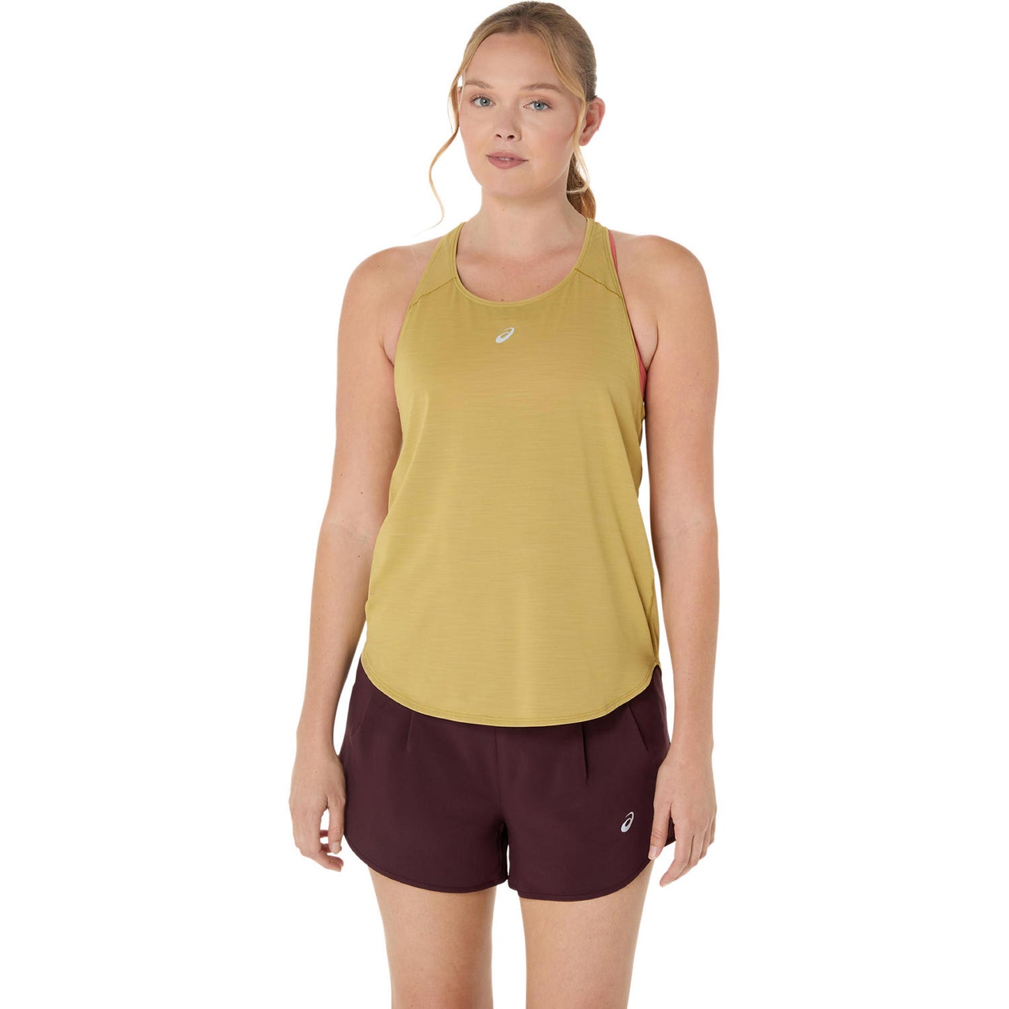 ASICS Road Running Shirt Women-Lime