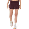 Road 3,5In  Laufshorts Damen - dunkelrot