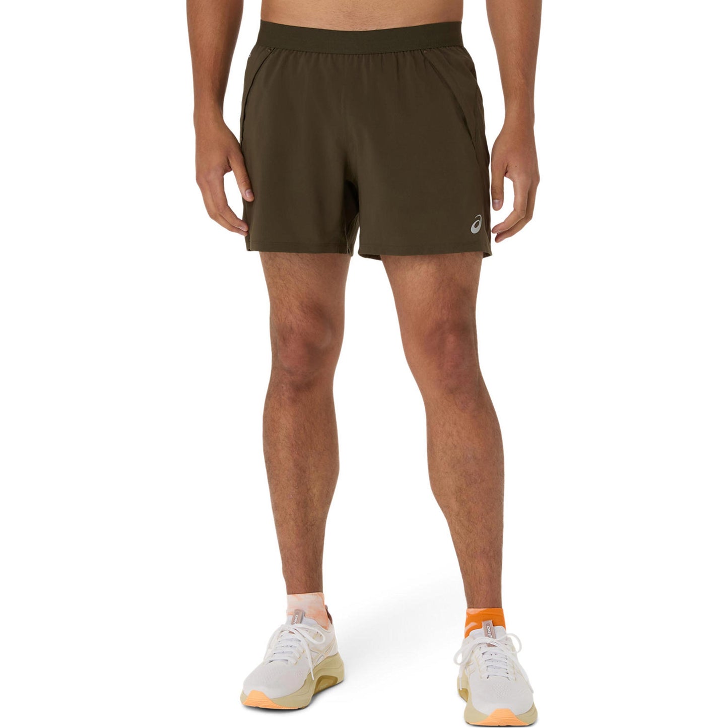 ASICS Road 5in  Running shorts Men - brown, green