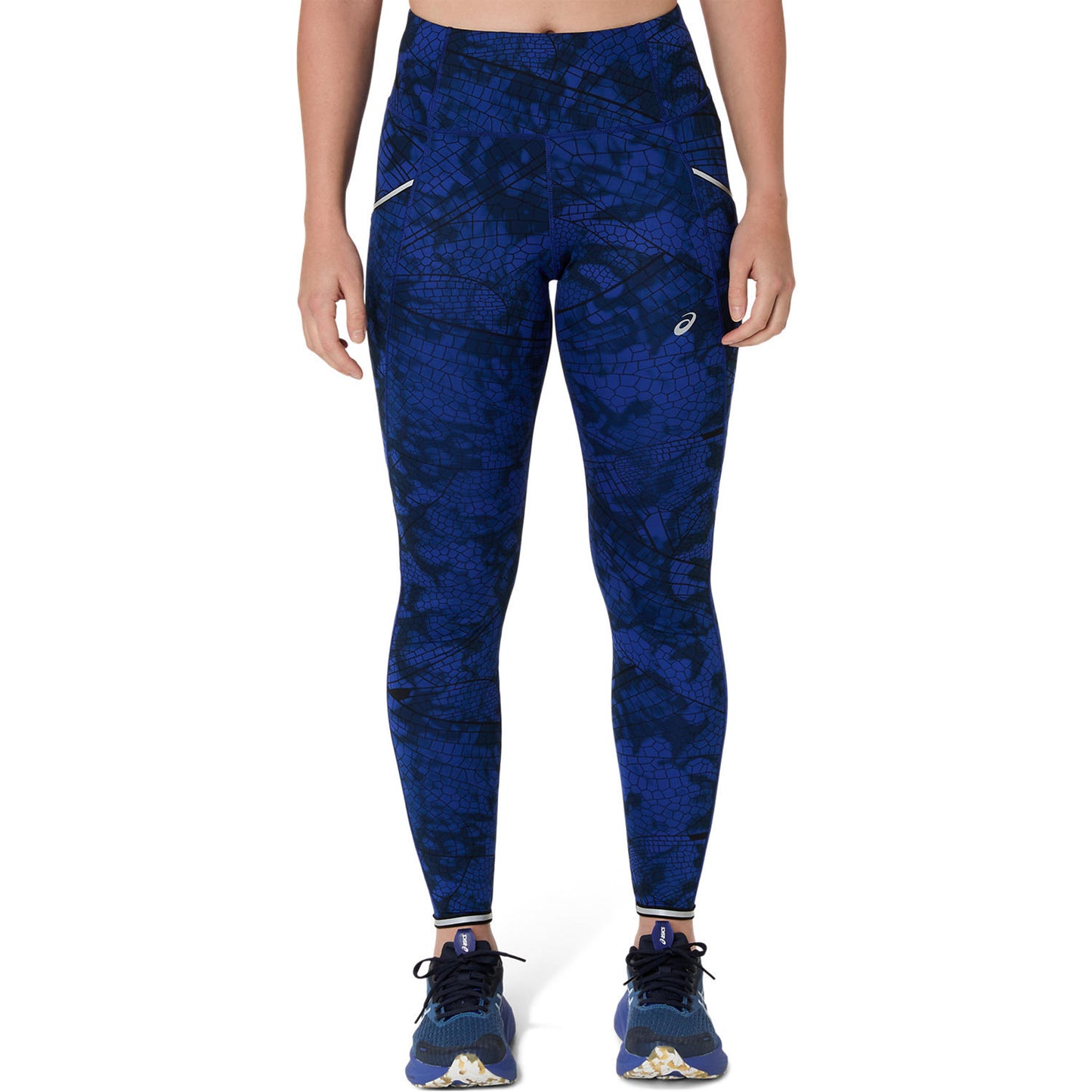 ASICS Road Lite-Show Lauftight Damen - schwarz, dunkelblau