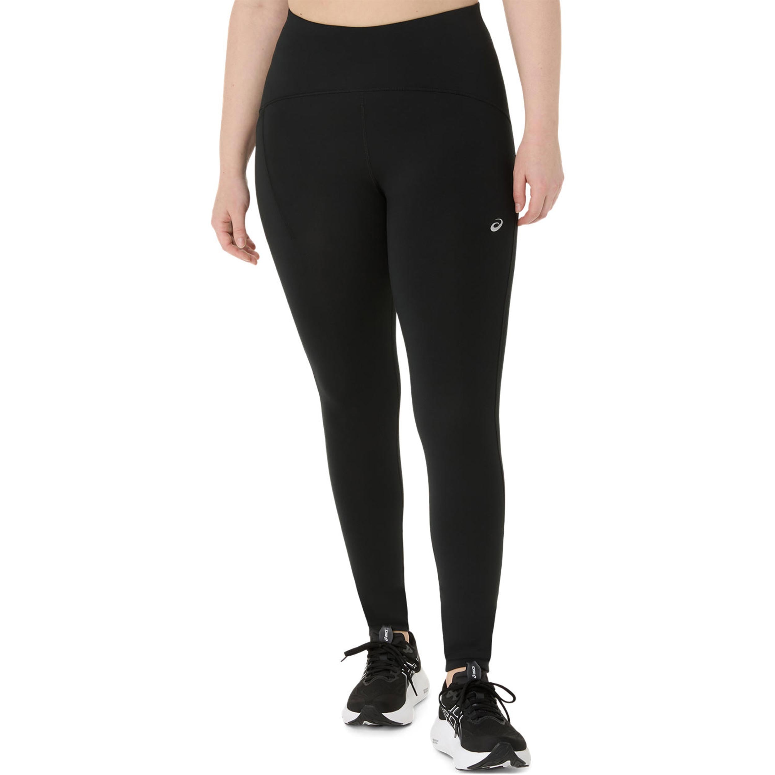 ASICS Road Winter High Waist  Lauftight Damen - schwarz