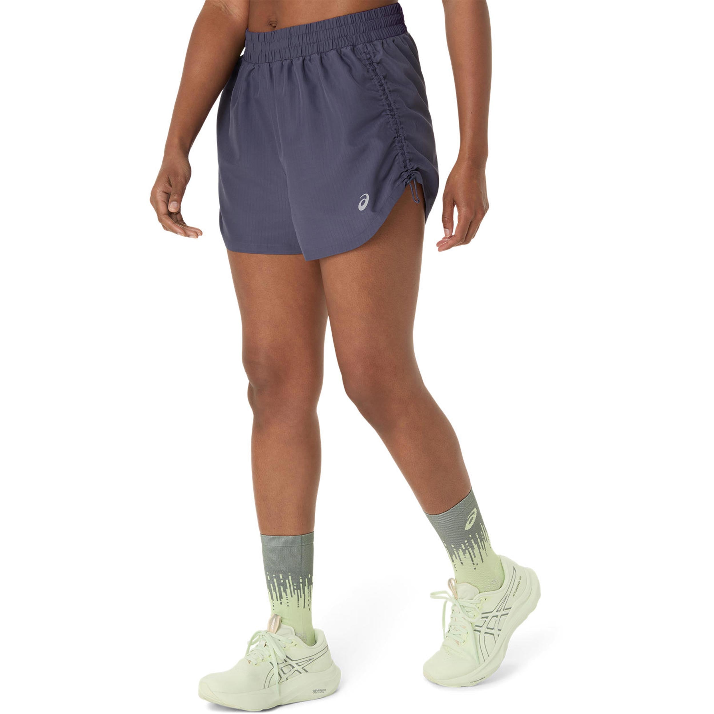 ASICS Nagino 4in Run Running shorts Women-blue grey, blue