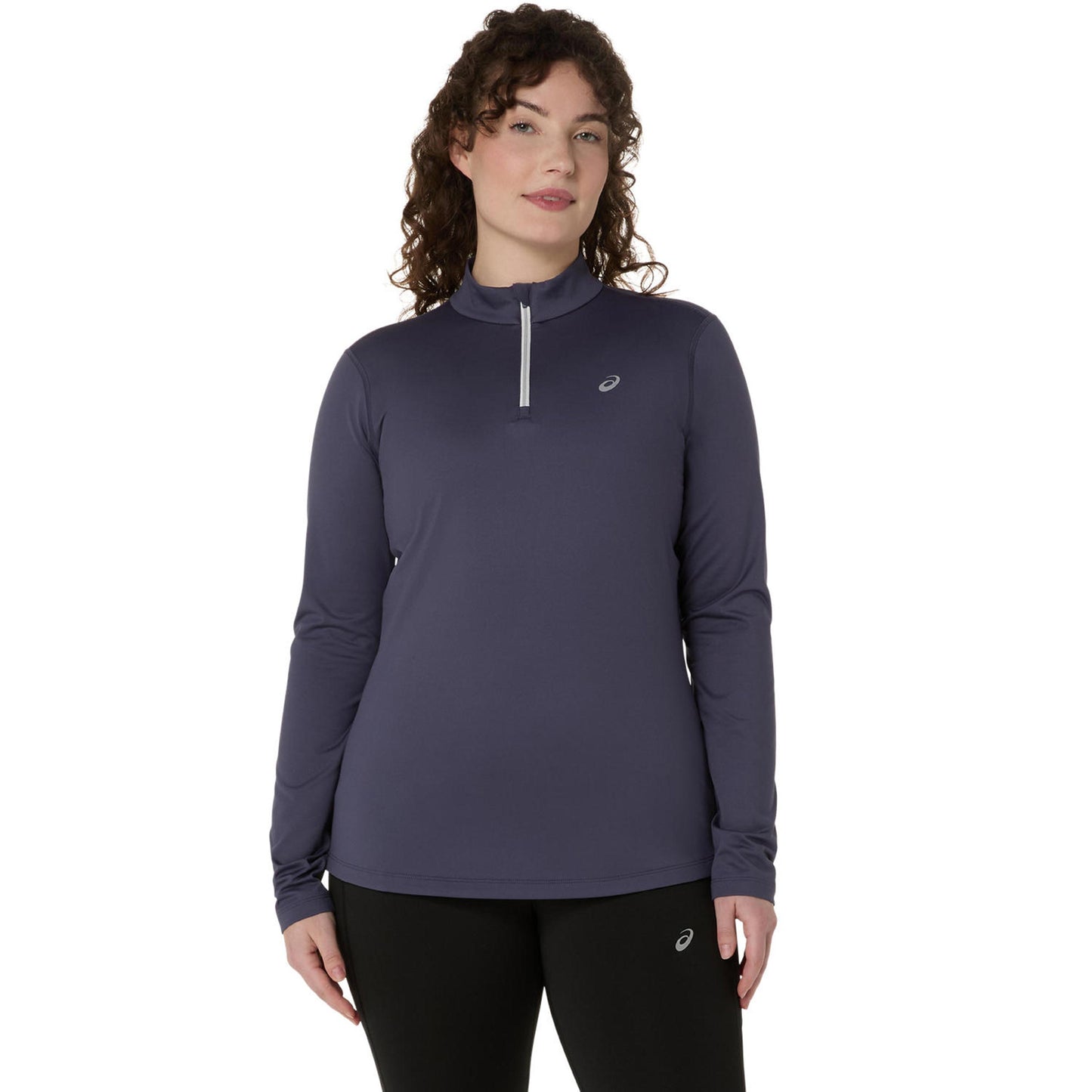 ASICS Core 1/2 Zip Winter  Running shirt Women - blue grey