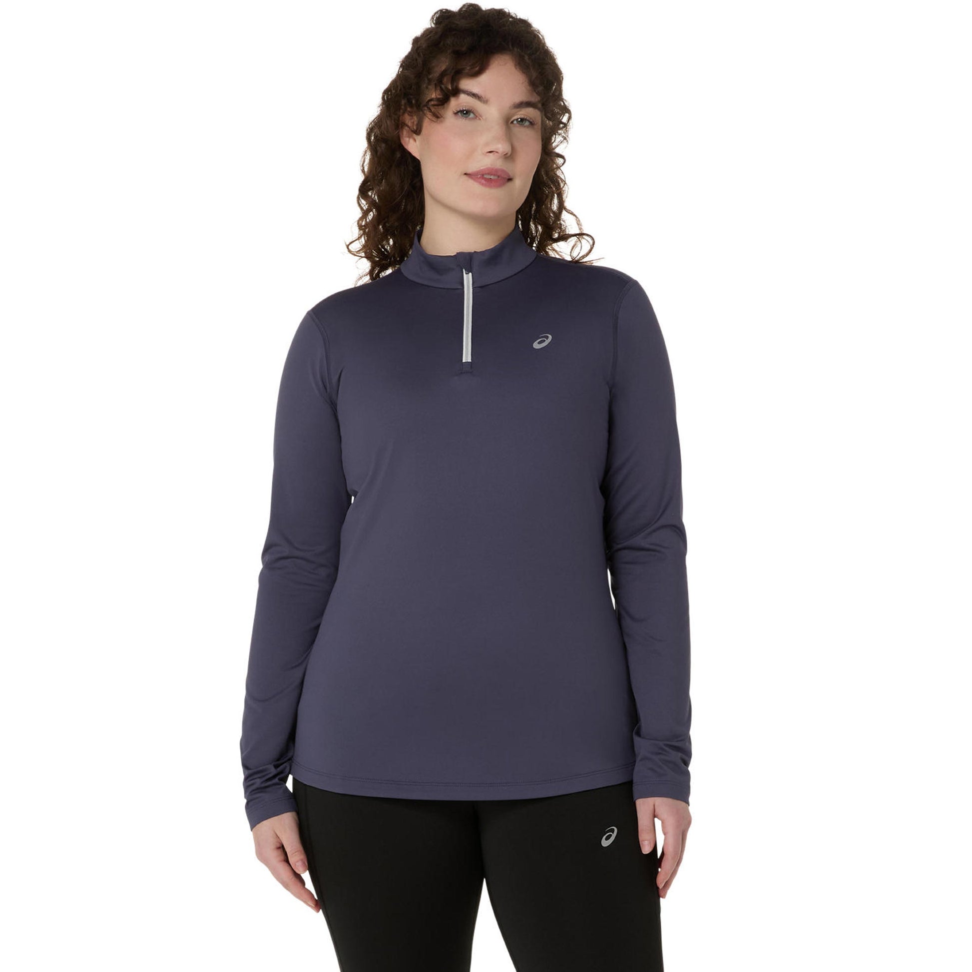 ASICS Core 1/2 Zip Winter  Running shirt Women - blue grey