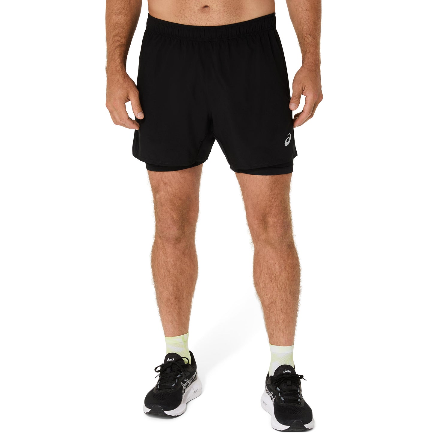 ASICS Core 2in1 5in Running shorts Men-black, black