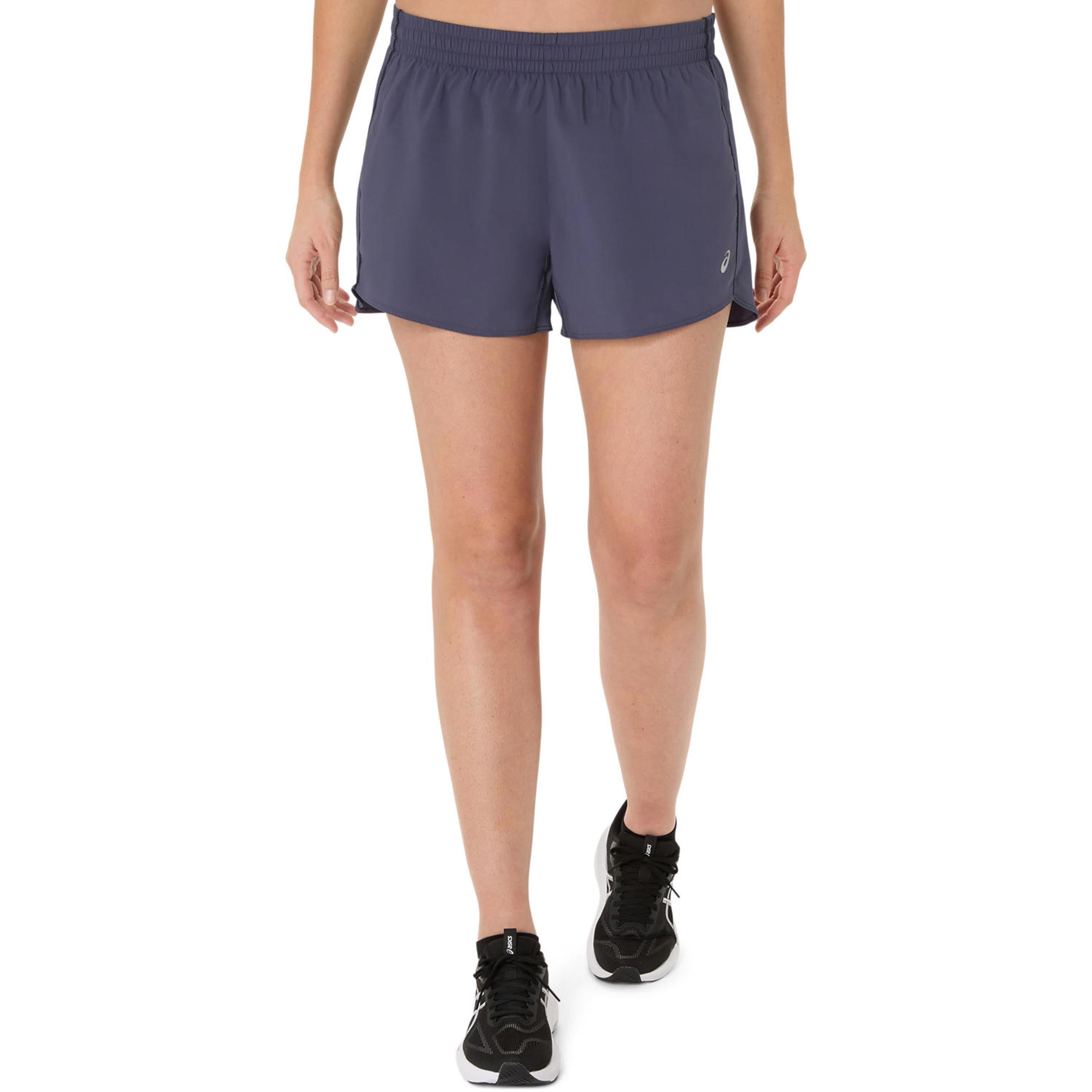 ASICS Core 4in Running Shorts Women-Blue Grey