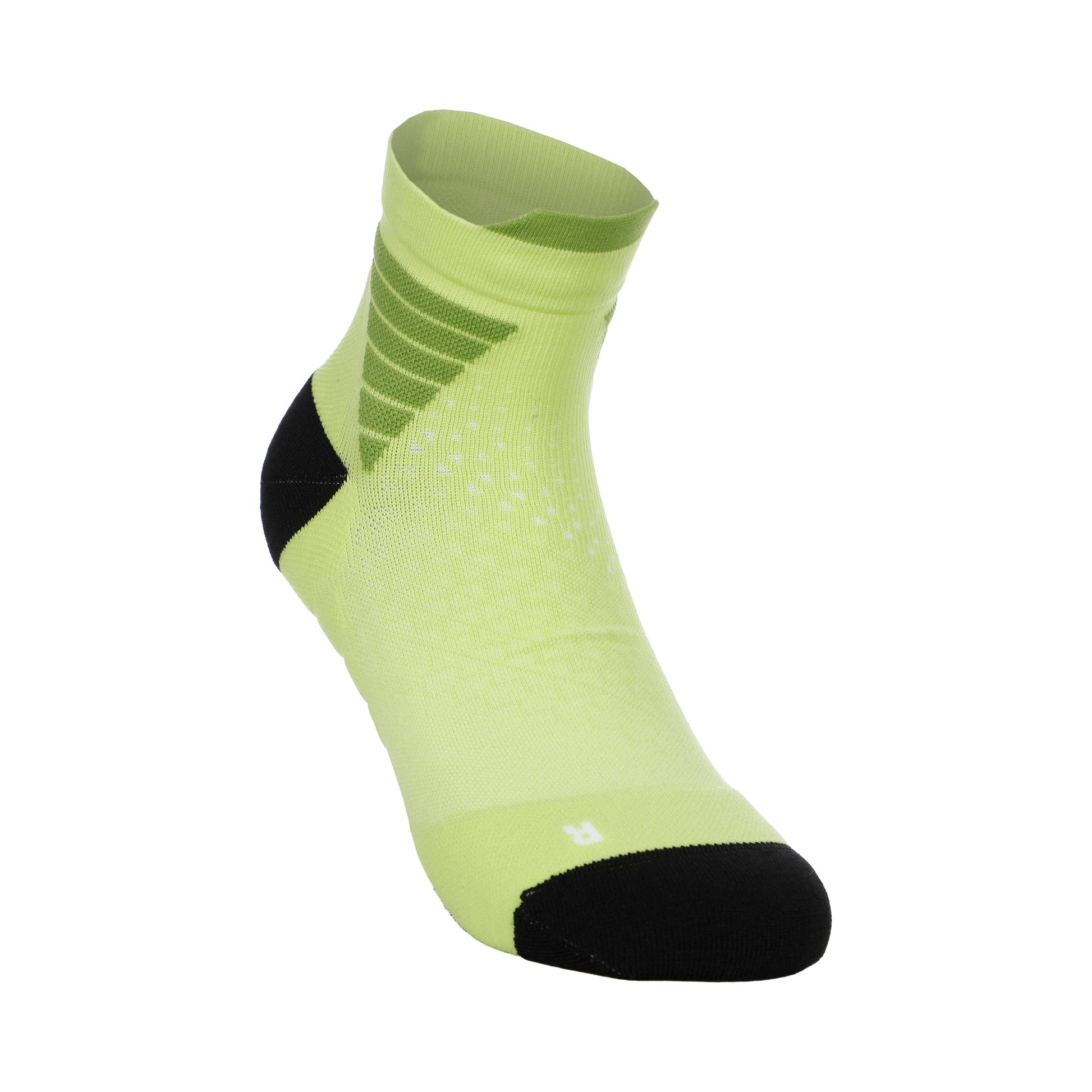 ASICS Elite Fujitrail Quarter Running Socks-Green