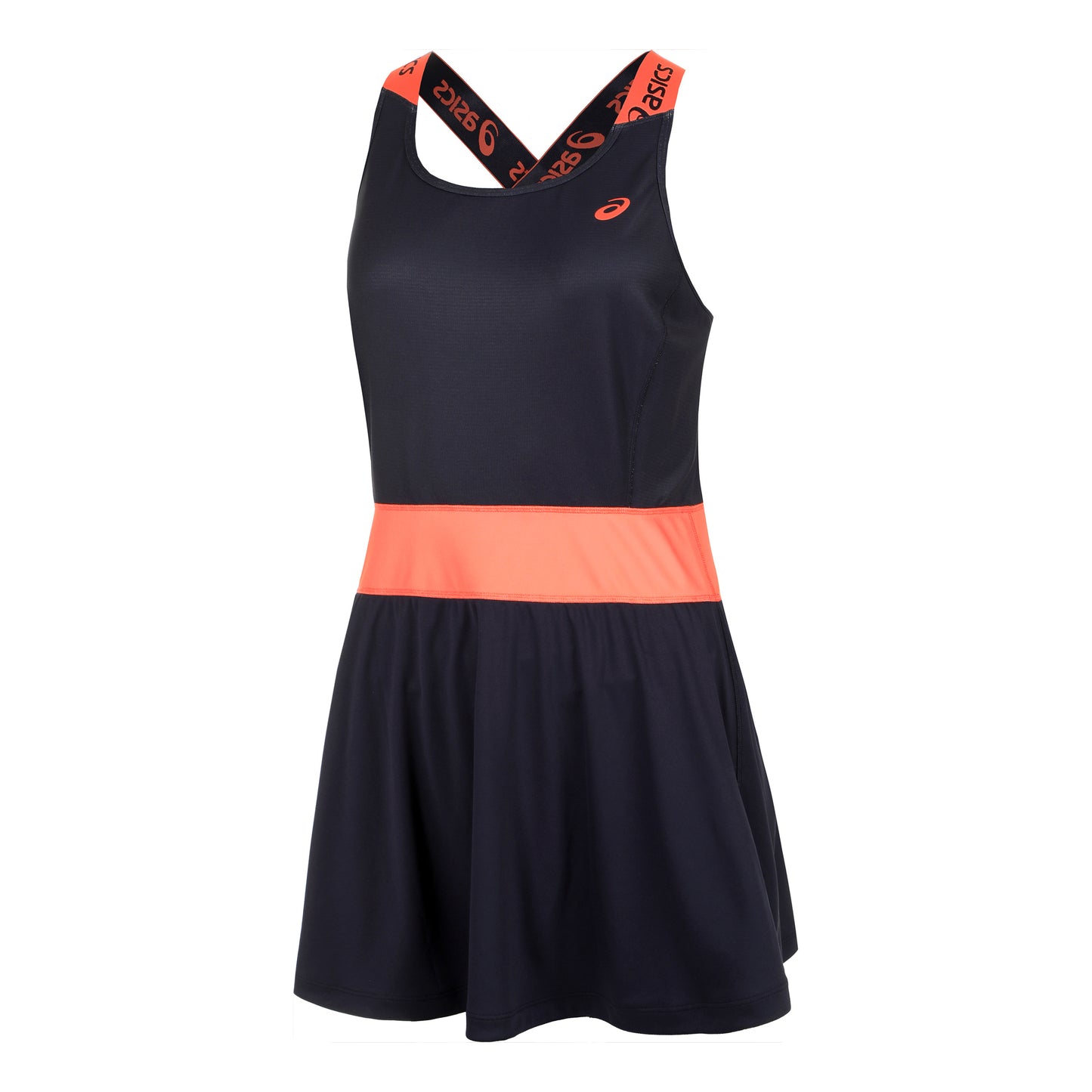 ASICS Dress Women-Dark Blue,Coral
