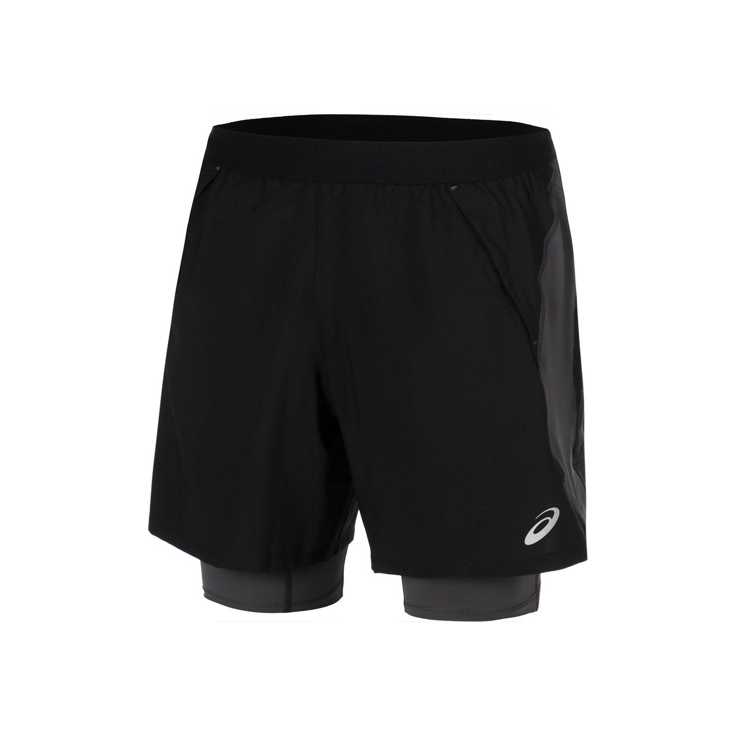 ASICS Road 2in1 7In  Running shorts Men - black