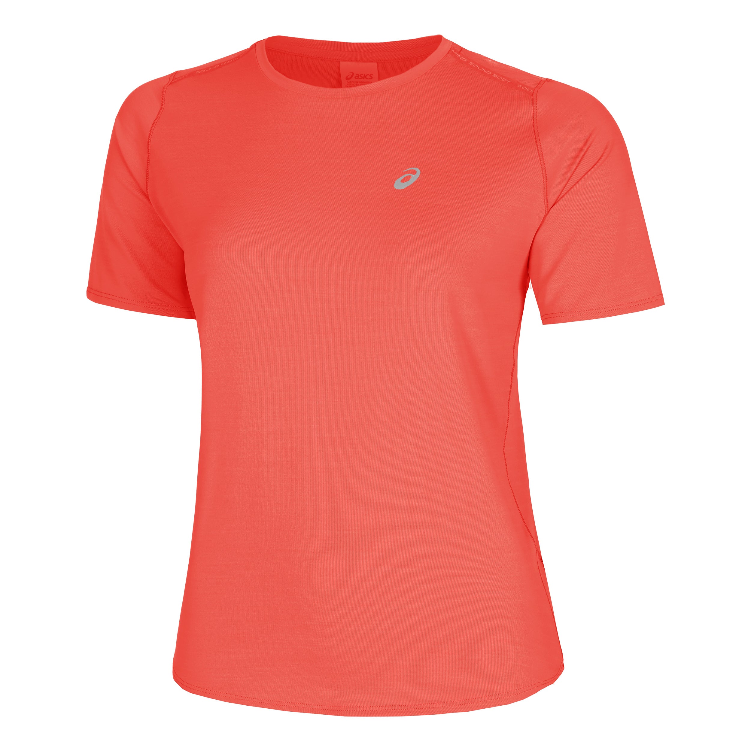 ASICS Road Running Shirt Women-Coral