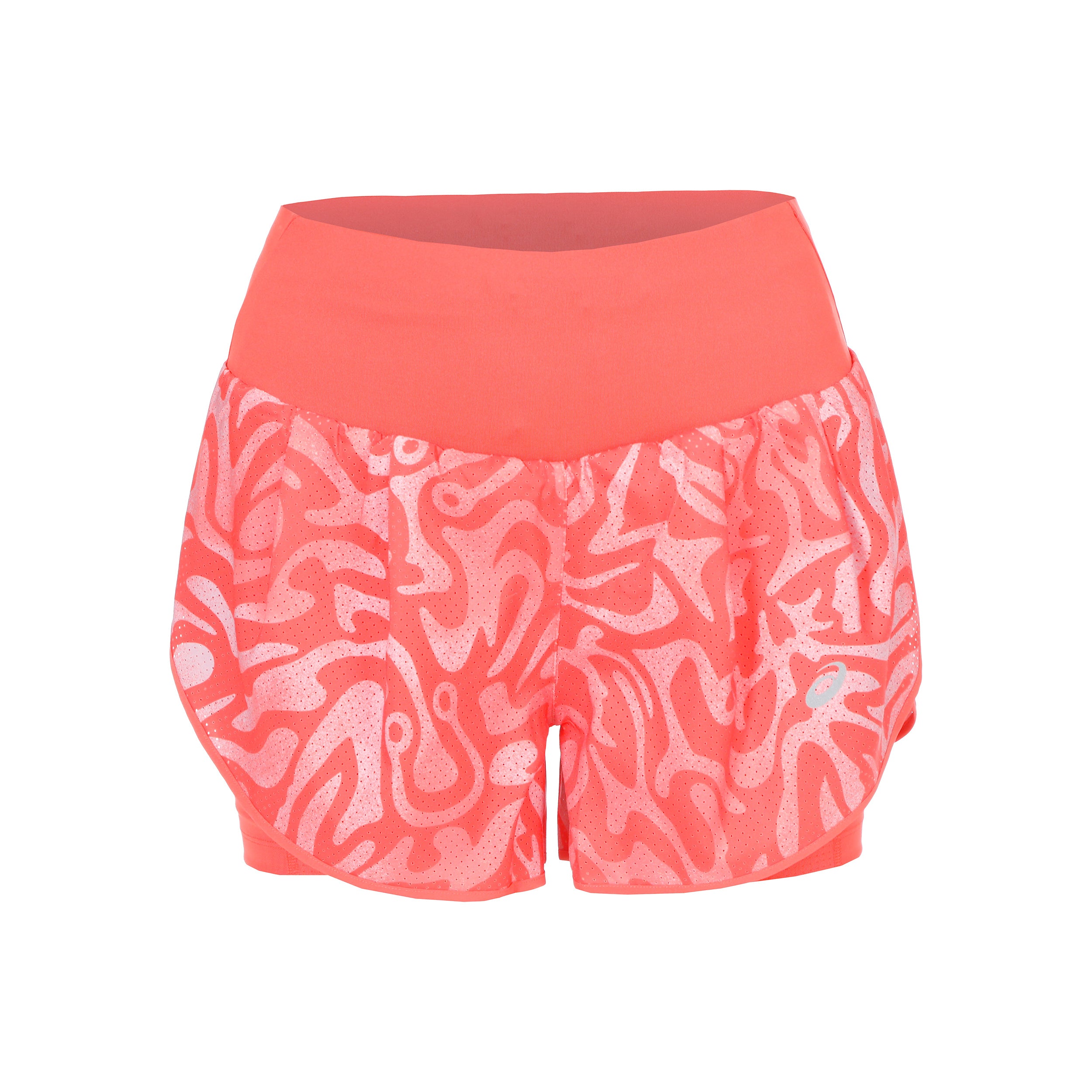 ASICS Road AOP 2in1 3.5in Running shorts Women-orange