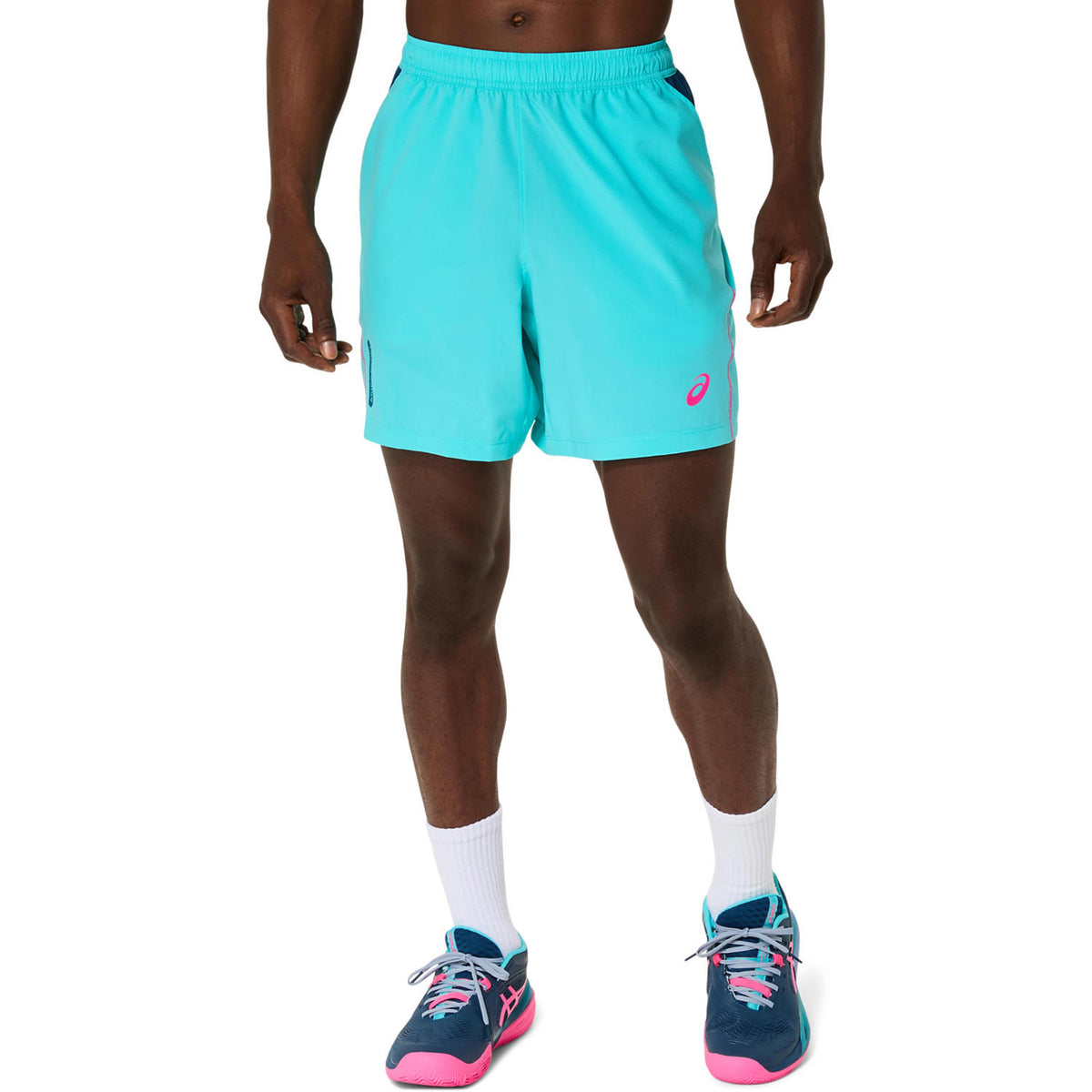 ASICS Court 7in Shorts Herren - türkis,