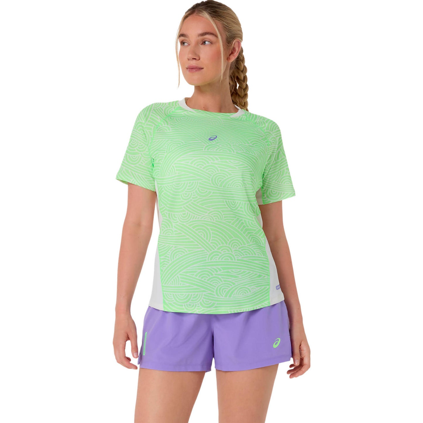 ASICS Court T-Shirt Women - lime, cream