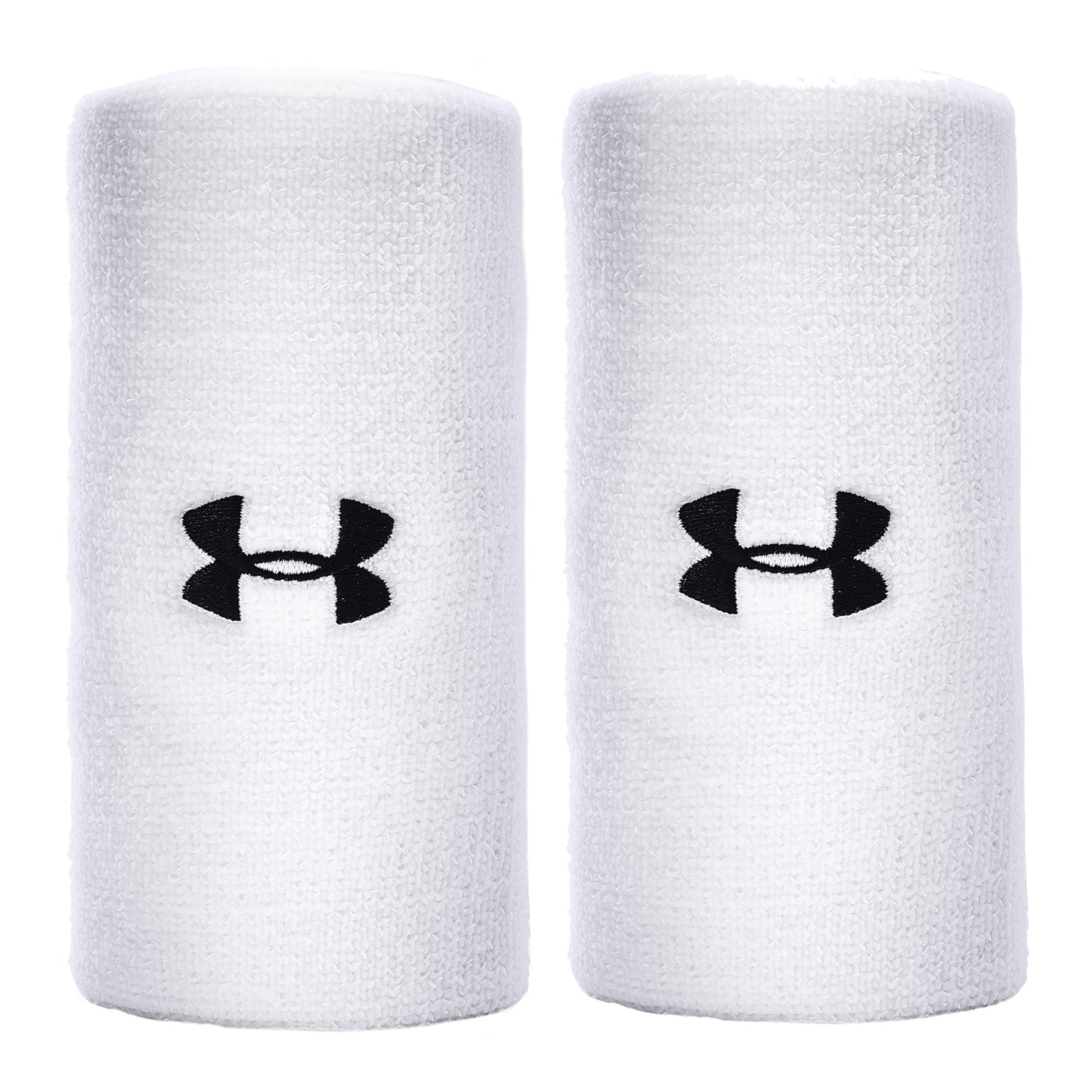 Under Armour Performance Wristband 2 Pack long - white, black