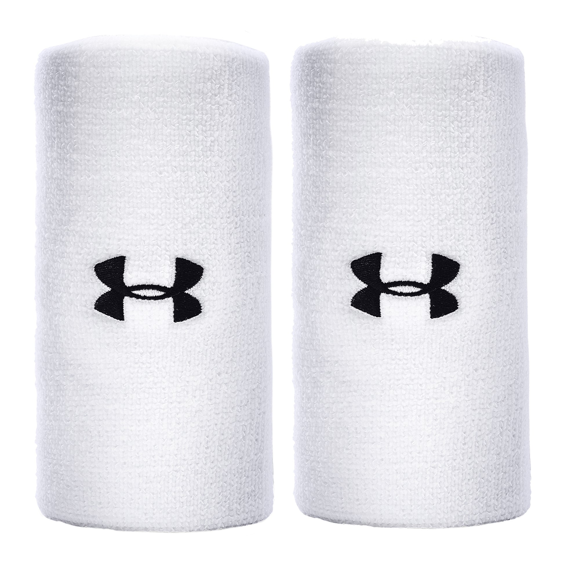 Under Armour Performance Wristband 2 Pack long - white, black