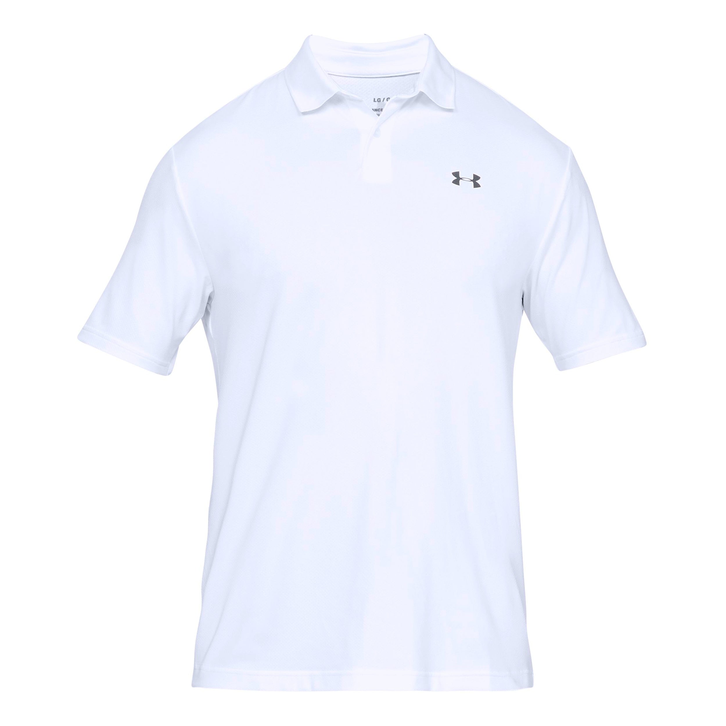 Under Armour Performance 2.0 Polo Herren-Weiß,Silber