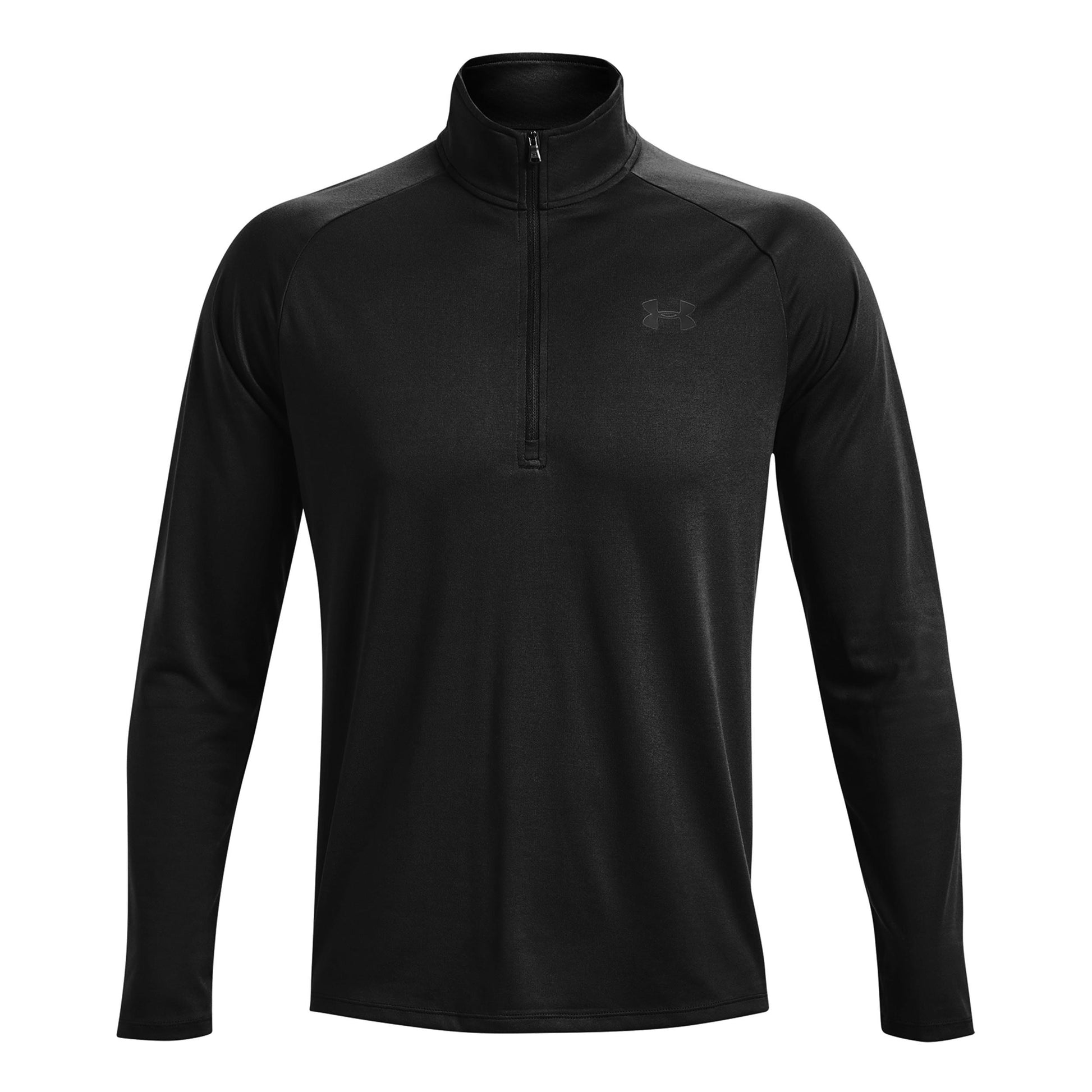 Under Armour Tech 2.0 Half-Zip Longsleeve Herren-Schwarz,Dunkelgrau