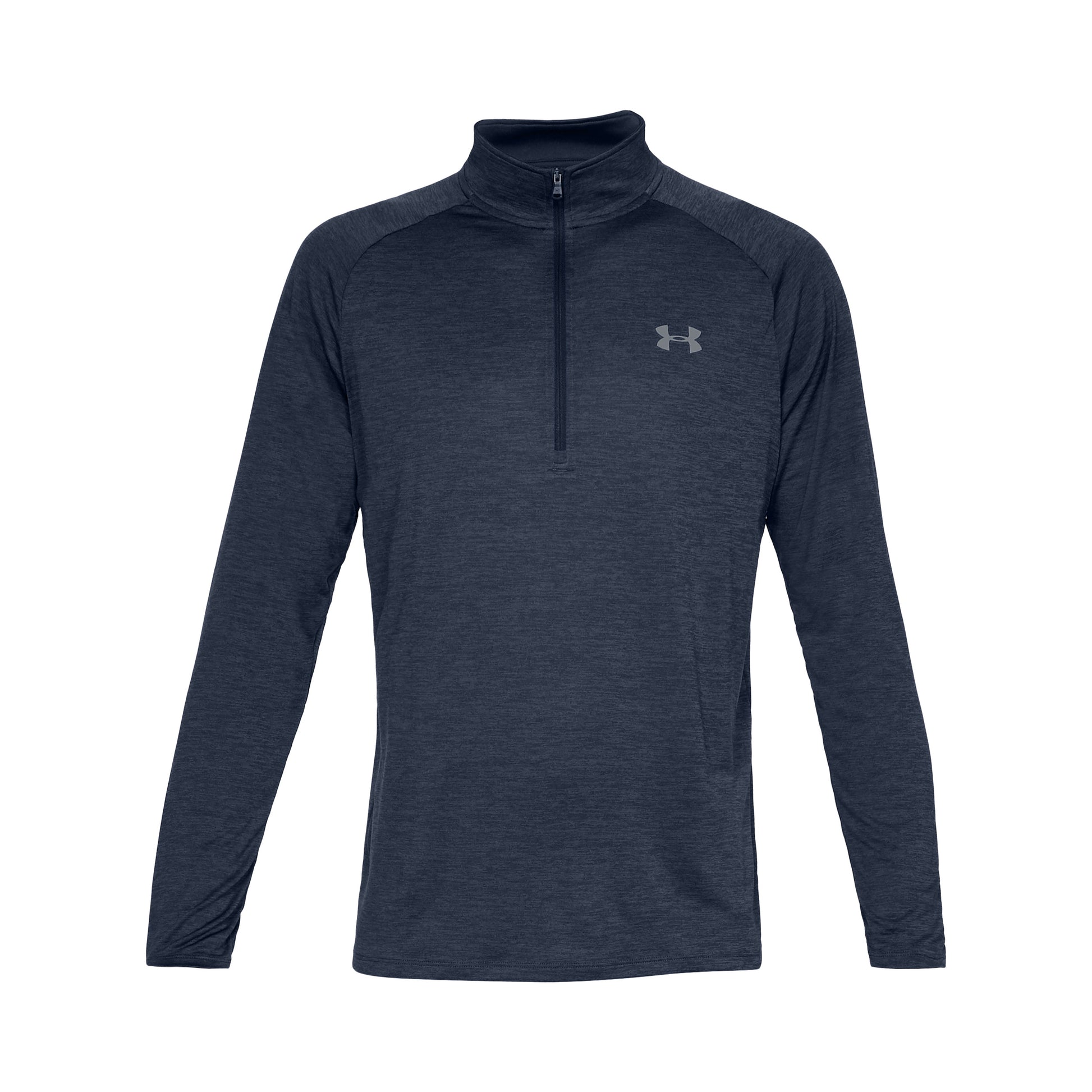 Under Armour Tech 2.0 Half-Zip Long Sleeve Men-Dark Blue,Lightgrey