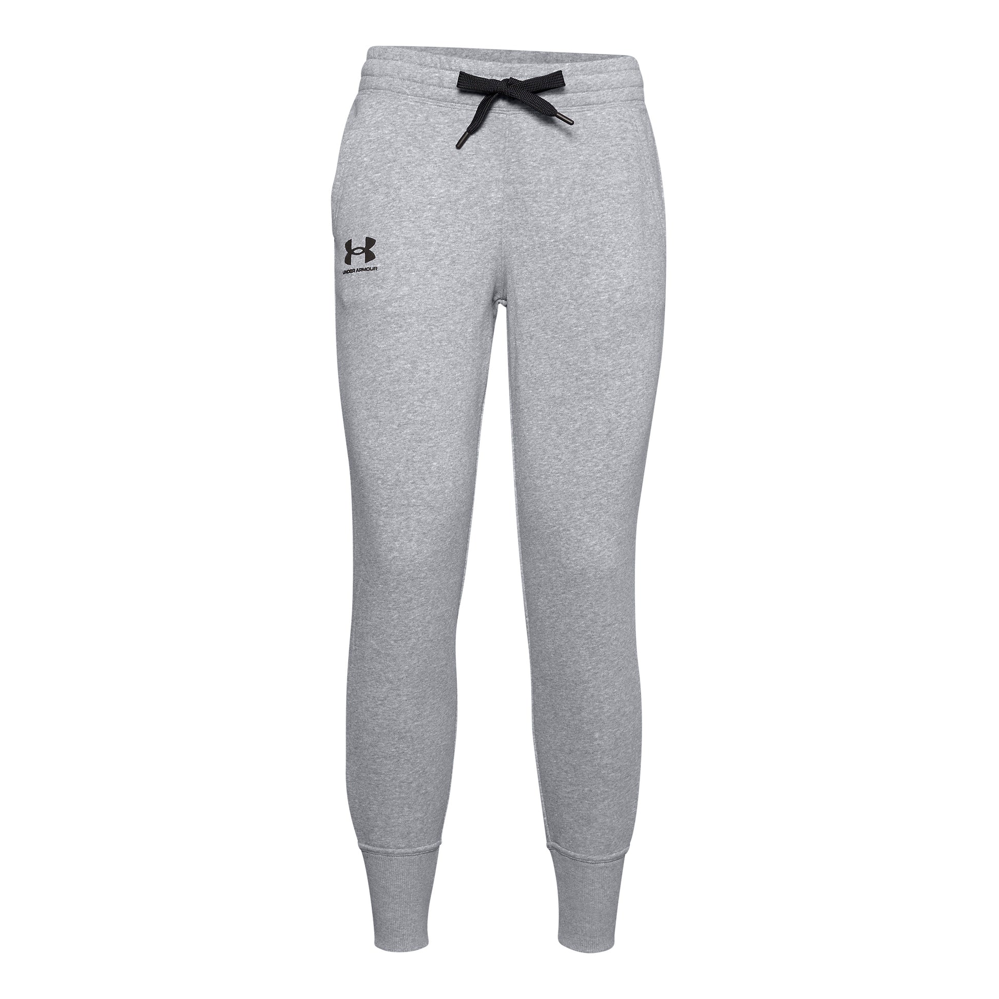 Under Armour Fleece Trainingshose Damen - hellgrau, schwarz