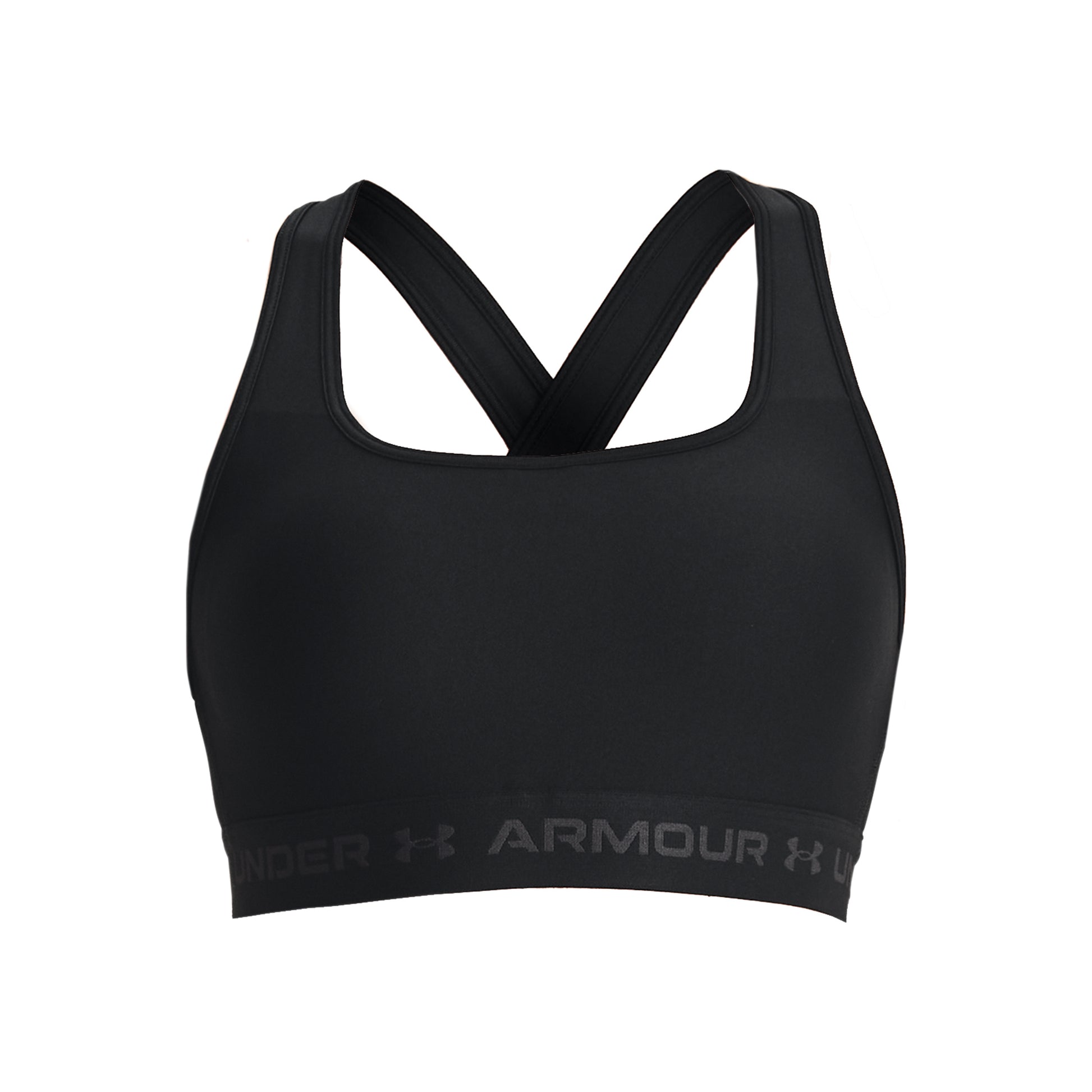 Under Armour Crossback Mid Sports Bras Women-Black,Grey