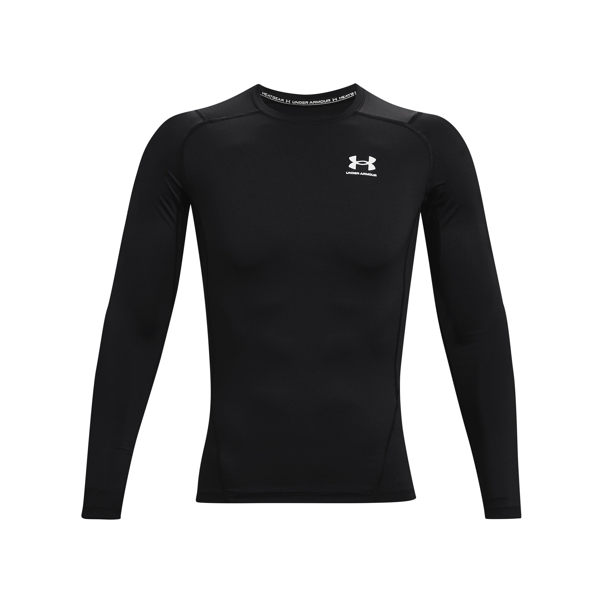 Under Armour Heatgear Comp Longsleeve Herren-Schwarz,Weiß
