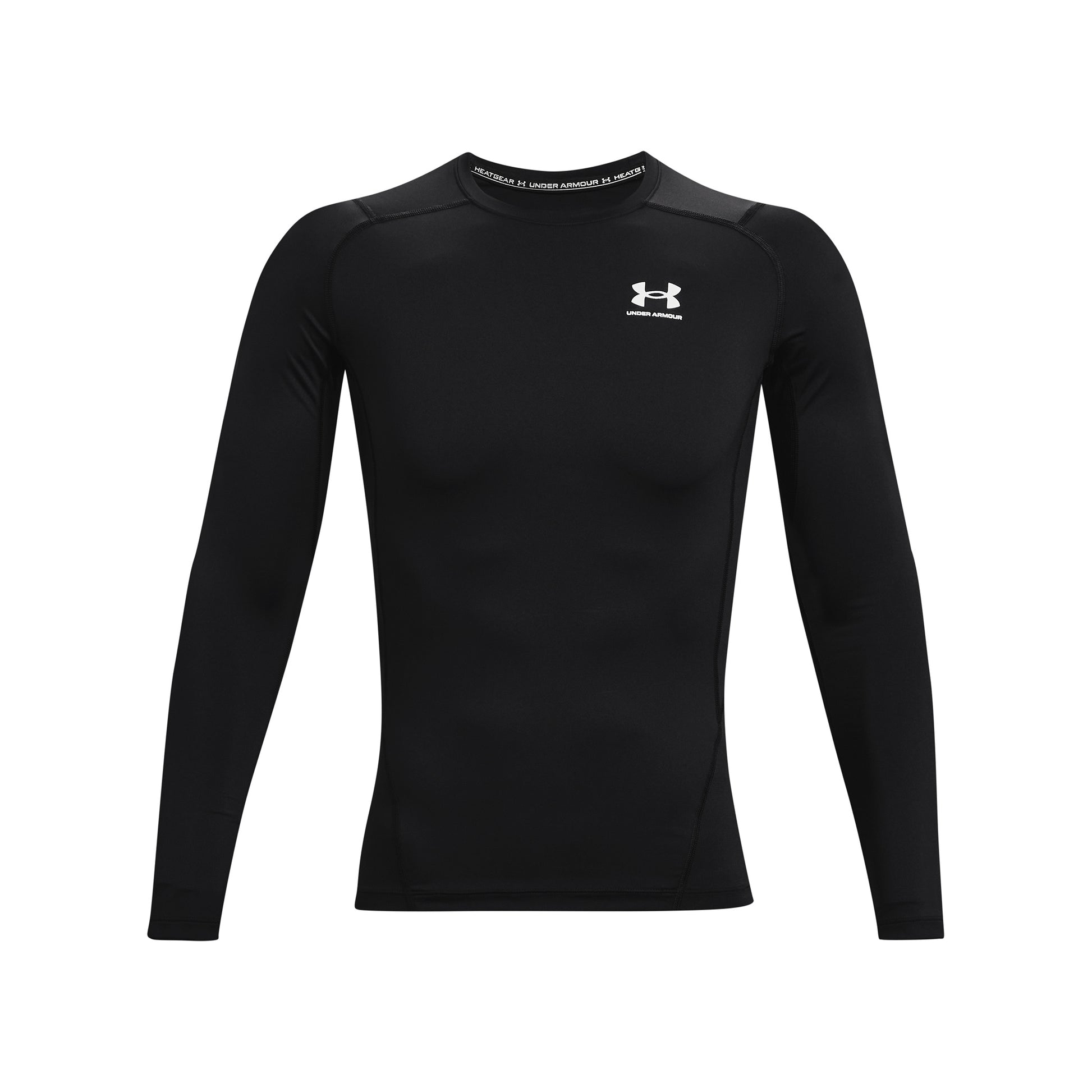 Under Armour Heatgear Comp Long Sleeve Men-Black,White
