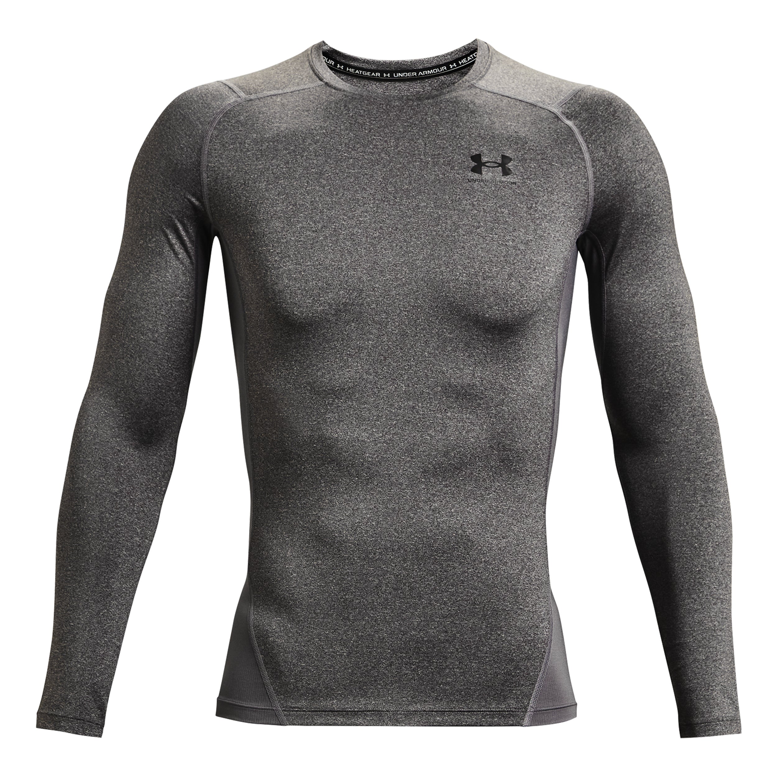 Under Armour Heatgear Comp Longsleeve Herren-Anthrazit,Schwarz